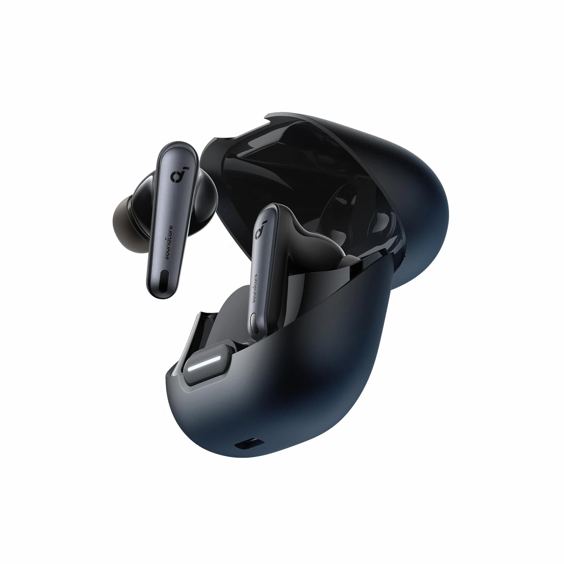 Soundcore by Anker Liberty 4 NC Auriculares Inalambricos Bluetooth, 98,5% Reducción del Ruido, Cancelación Ruido Adaptable a oídos y Entorno, Hi-Res Audio, 50 Horas, Carga inalámbrica, Bluetooth 5.3