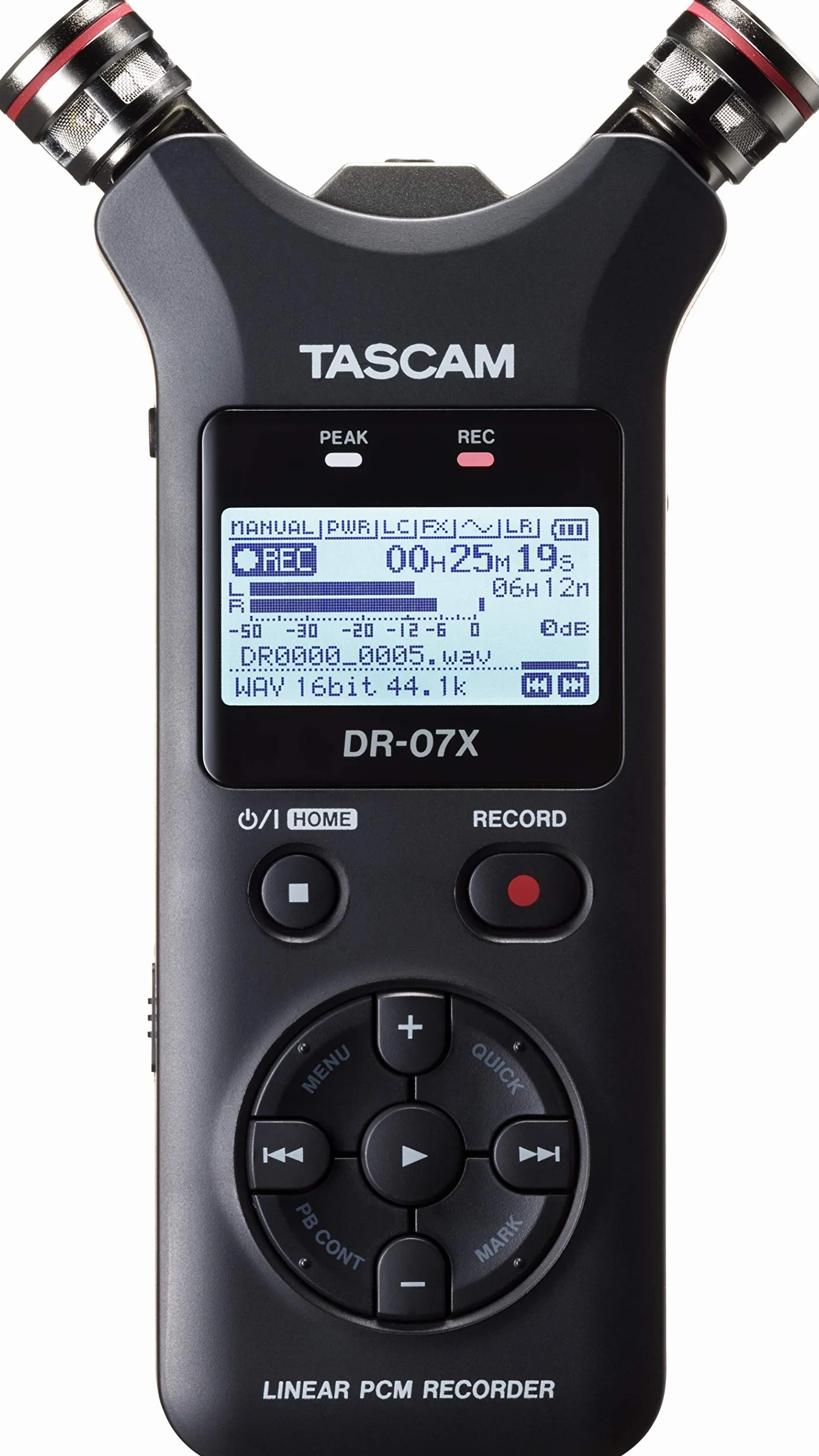 Tascam DR-07X - Grabadora de audio portátil