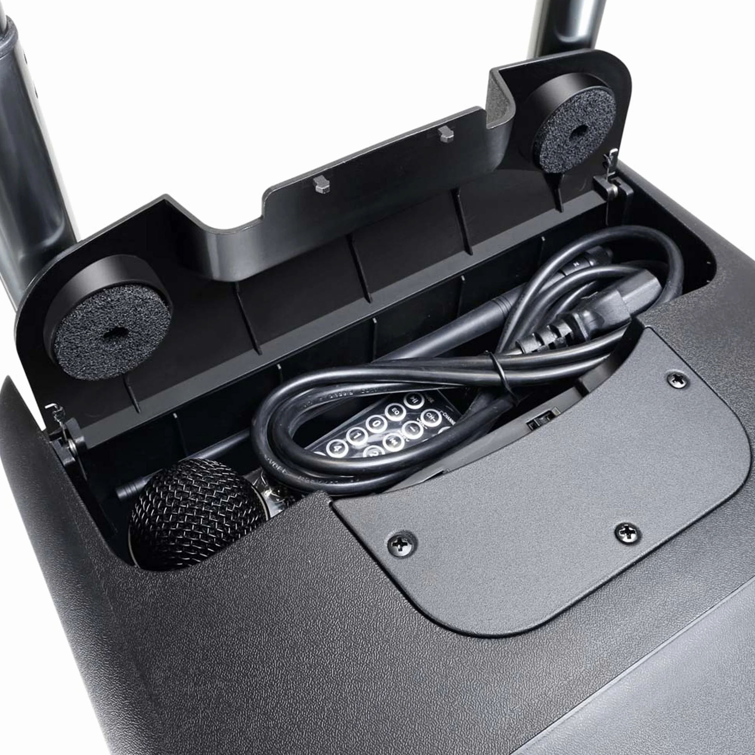 LD Systems ROADBUDDY 10 - Altavoz Bluetooth alimentado por batería, con mezclador y micrófono inalámbrico