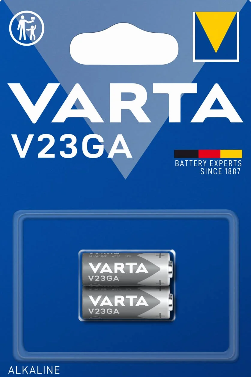 Varta Pila de botón alcalina 12 V V23GA, 2 unidades