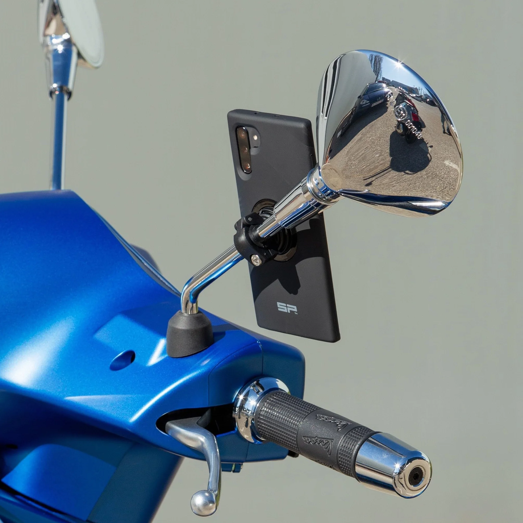 SP Connect Mirror Mount | Soporte Móvil Moto para Espejo Retrovisor con Sistema Twist to Lock | SPC+