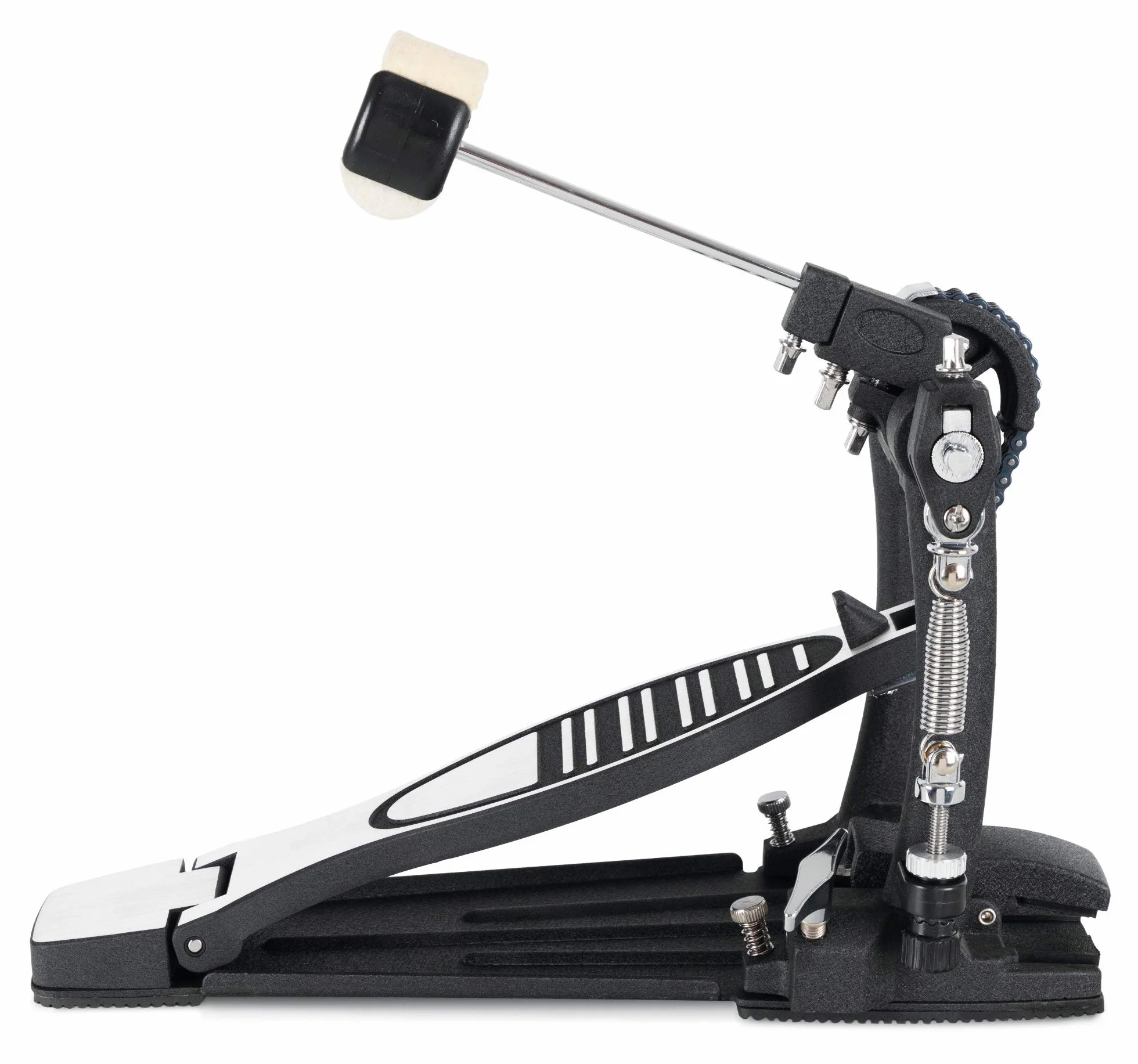 XDrum BDMP-08 8" Kick Pad con Set de Meshhead - Expansión o reemplazo para kits de E-Drum - 8" Mesh Head - Estabilidad gracias a púas - Compatible con Roland - Incluye pedal de bombo
