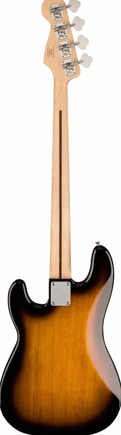 Squier by Fender Sonic Precision Bajo Eléctrico, Diapasón de Arce, Golpeador Blanco, Sunburst Bicolor