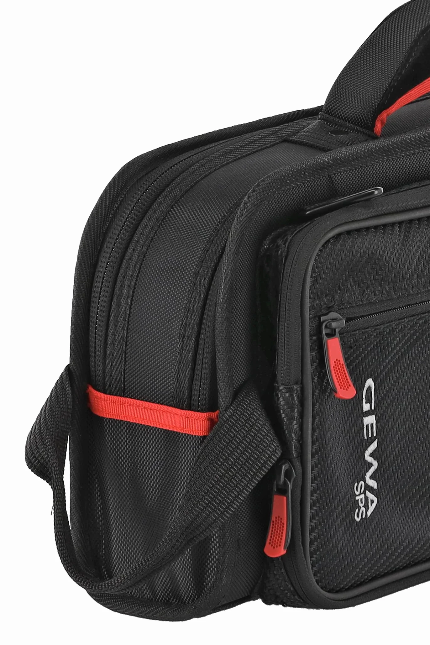 GEWA Prestige SPS Gig Bag/Bolsa para trompeta - Cordura 1680 Denier - 20 mm de acolchado con inserción de fibra de vidrio - Bolsillo para accesorios - Correa de mochila/hombro - Negro