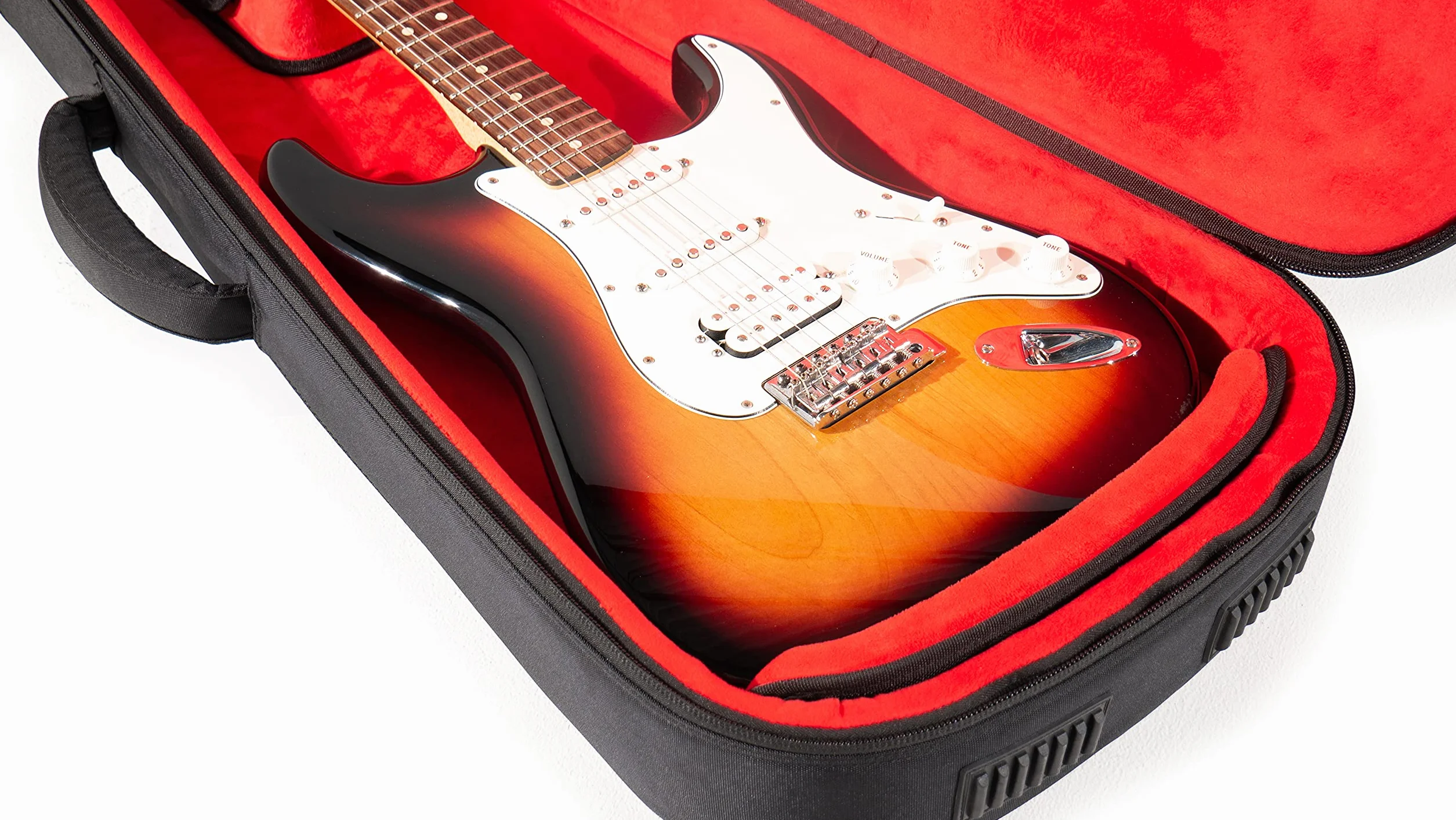 Gator Cases ICON Series Premium Gig Bag resistente a la intemperie para guitarras eléctricas con cremallera TSA; Negro (G-ICONELECTRIC)