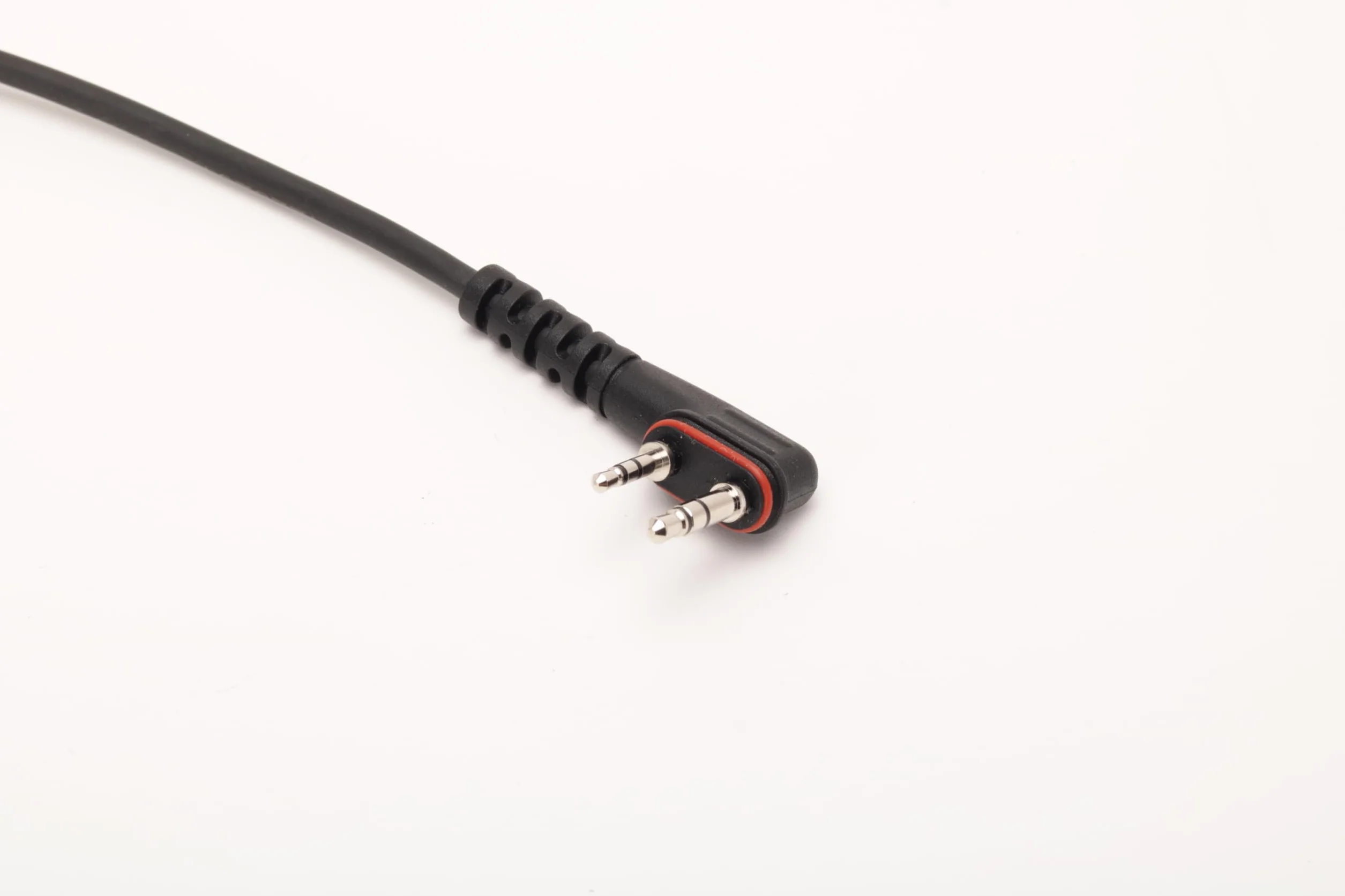Wirenest Cable adaptador de auriculares de aviación, repuesto para Icom OPC-2379 / OPC-499 - Adaptador GA de doble enchufe con conector PTT de 3,5 mm y sello de goma para radios Icom IC-A3 A6 A14 A22