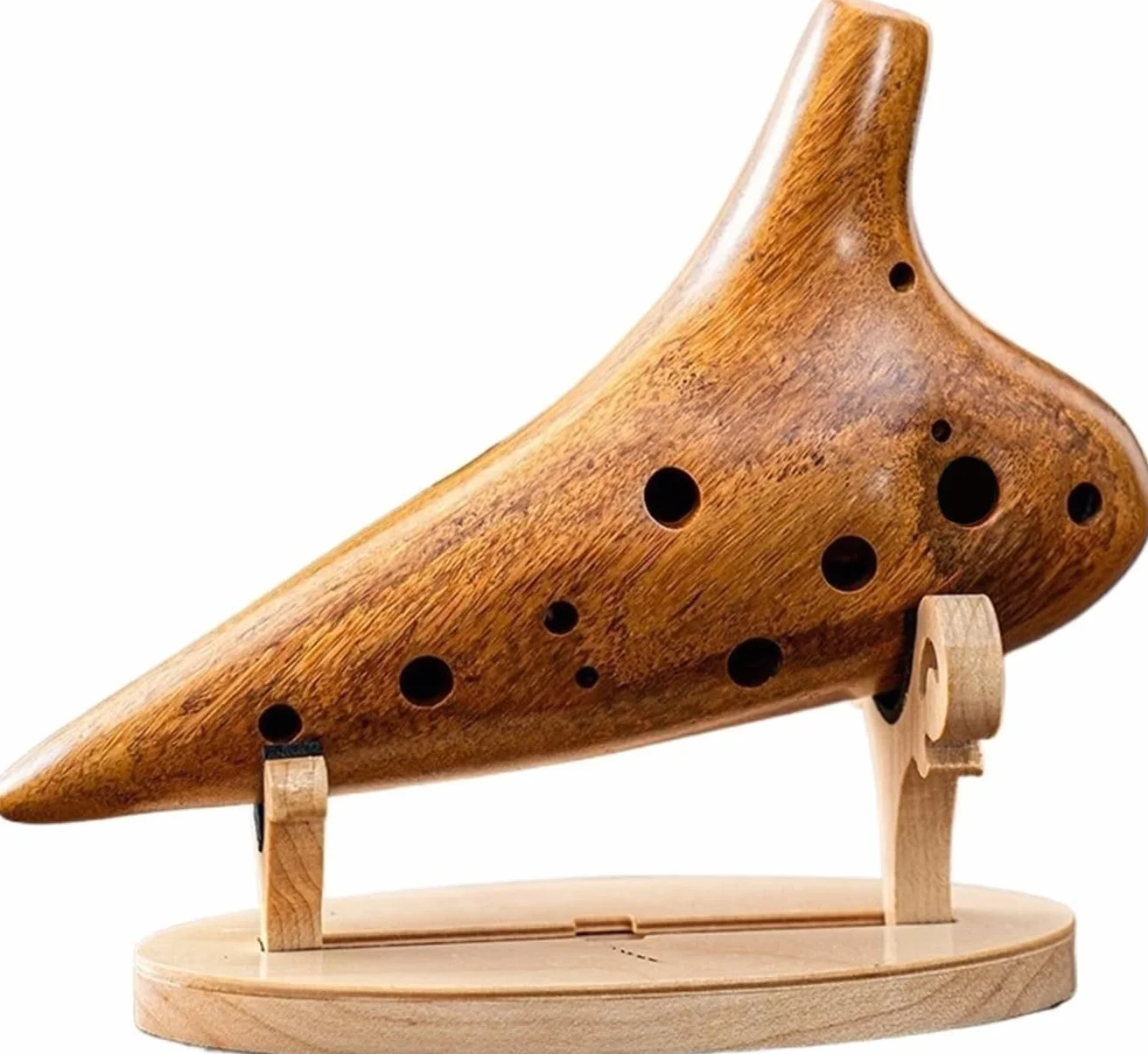 ocarina Ocarina de madera profesional para principiantes con afinación en CA y 12 agujeros