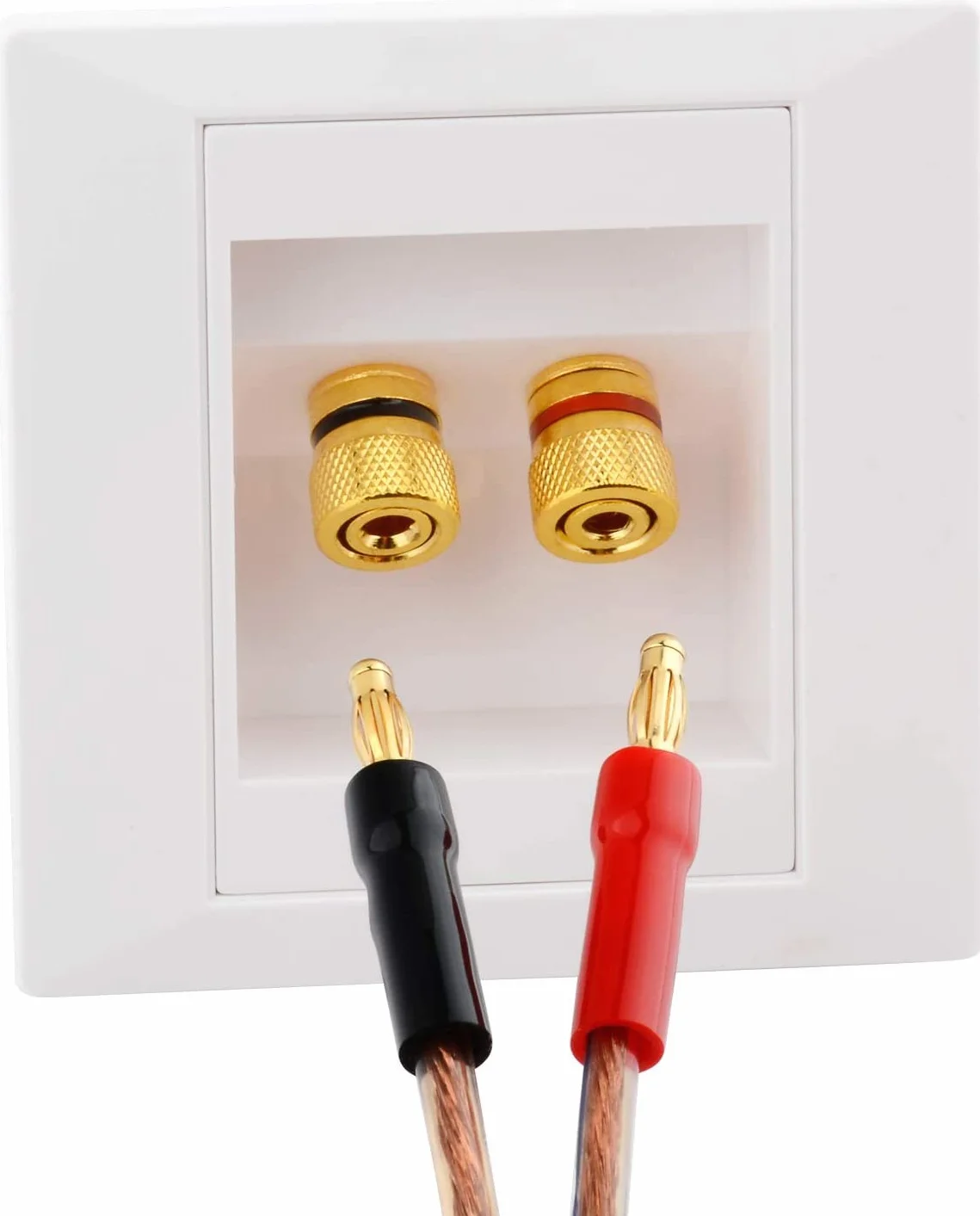 RUNCCI-YUN 10 Piezas Conector Banana de 4 mm, Chapado en Oro, Altavoz Audio Hifi