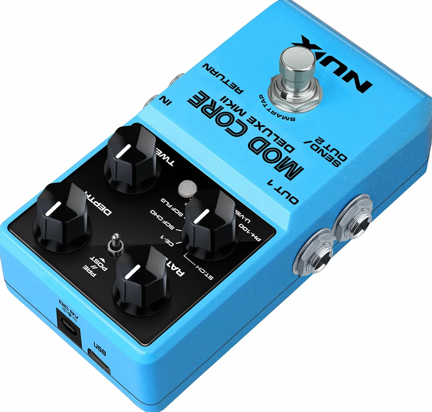 NU-X | Pedal Mod Core Deluxe mkII con nuevos modelos de efectos, opciones de señal y enrutamiento