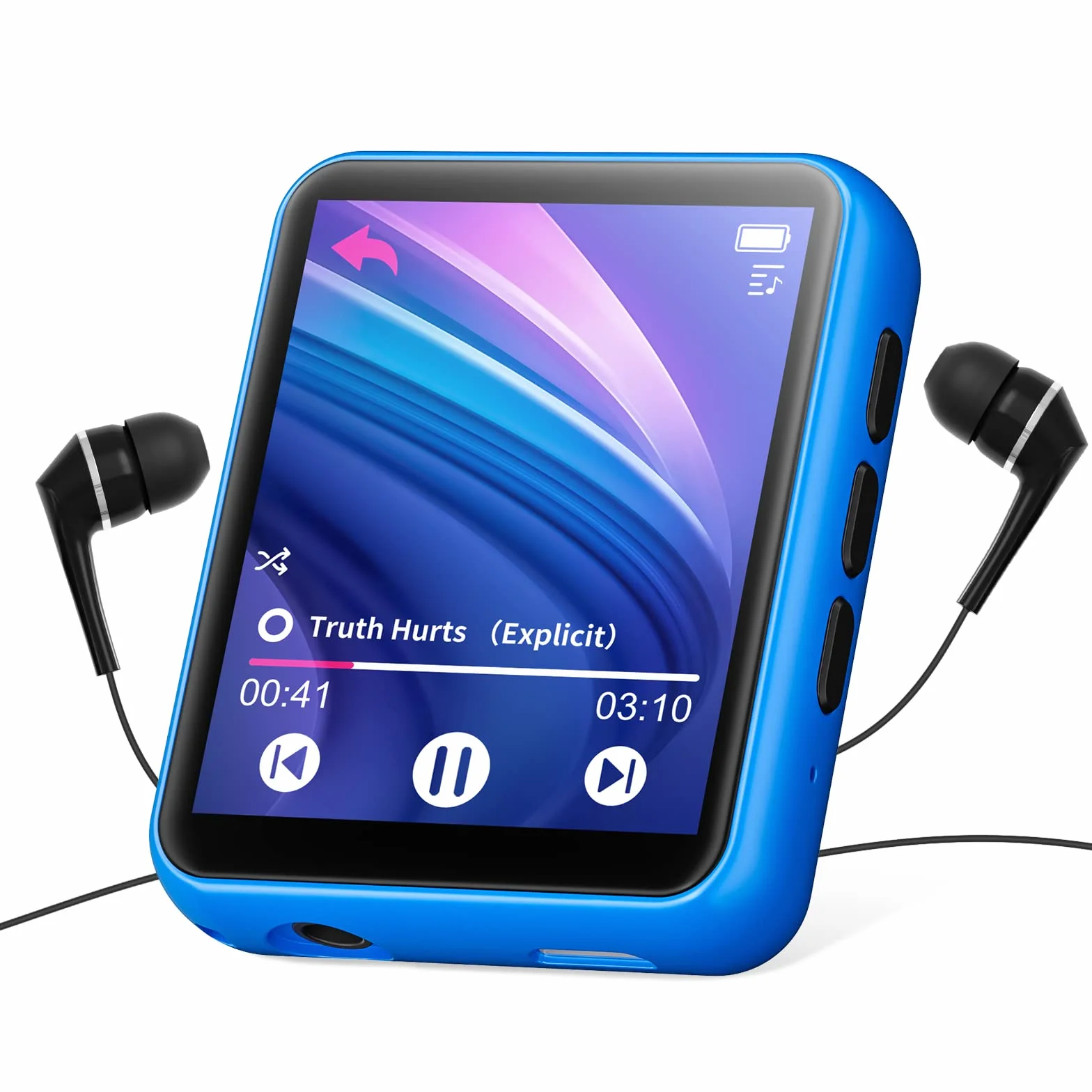 Reproductor MP3 Bluetooth 5.0 32GB con Pantalla Táctil, HiFi, Radio FM, Grabación de Voz