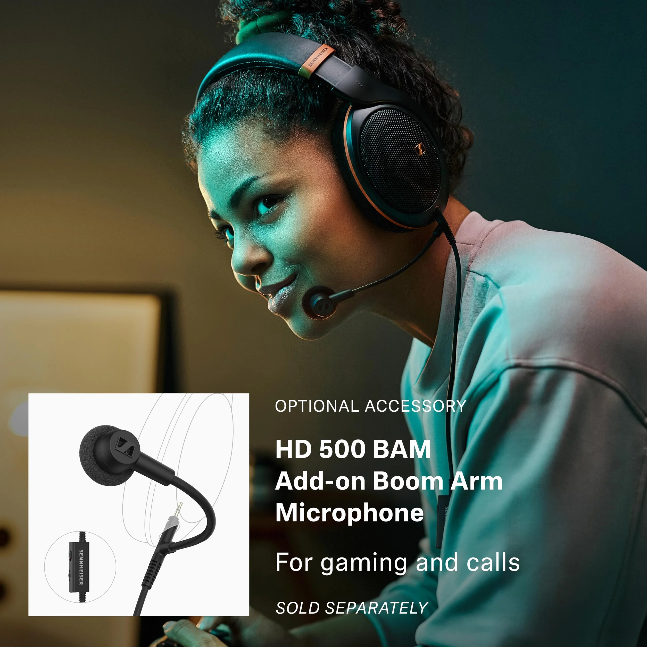 Auriculares con Cable Sennheiser HD 505 SE - Auriculares circumaurales con Sonido y Graves, Diadema más cómoda para Escuchar música - Cable de 1,8m, Funda con cordón - Edición Cobre