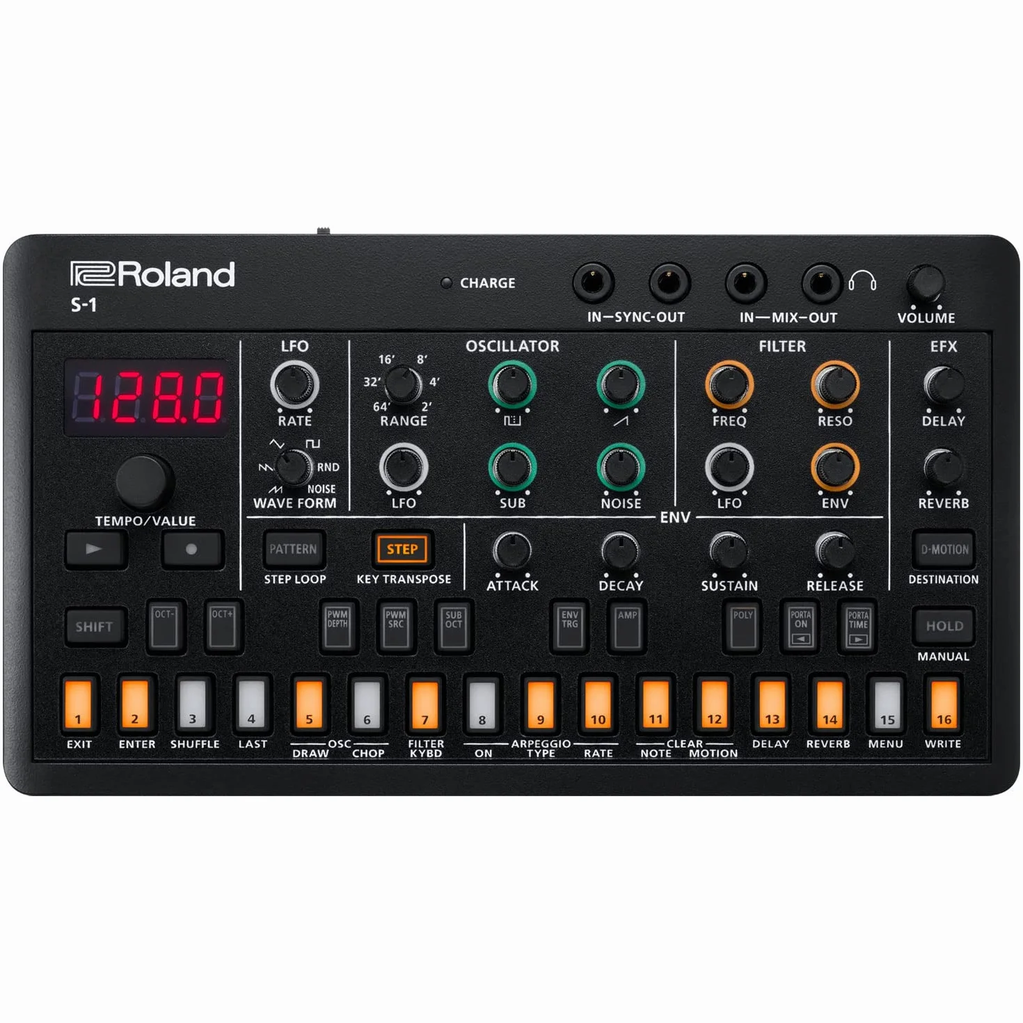 Roland Aira Compact S-1 Tweak Sintetizador + auriculares keepdrum