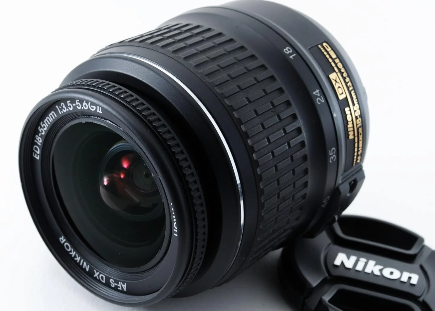 Nikon AF-S DX Zoom-Nikkor 18-55mm 1:3.5-5.6G ED II Lens Black