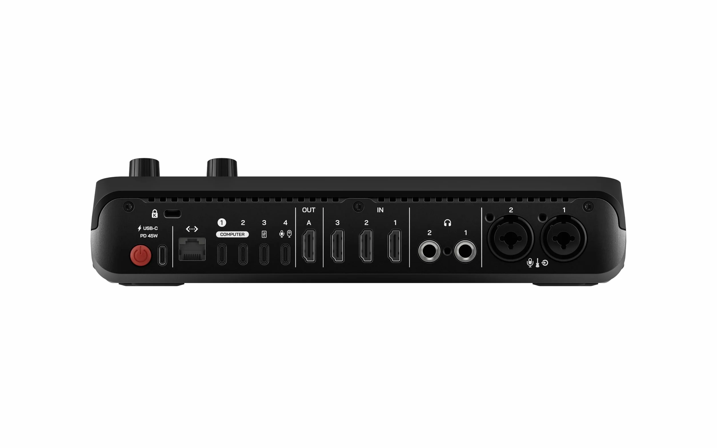 RØDE RØDECaster Video S – Conmutador de vídeo para podcasts y Interfaz de Audio – Multicámara, 4 entradas de Video (HDMI y USB), 1080p60, Escenas de múltiples Fuentes