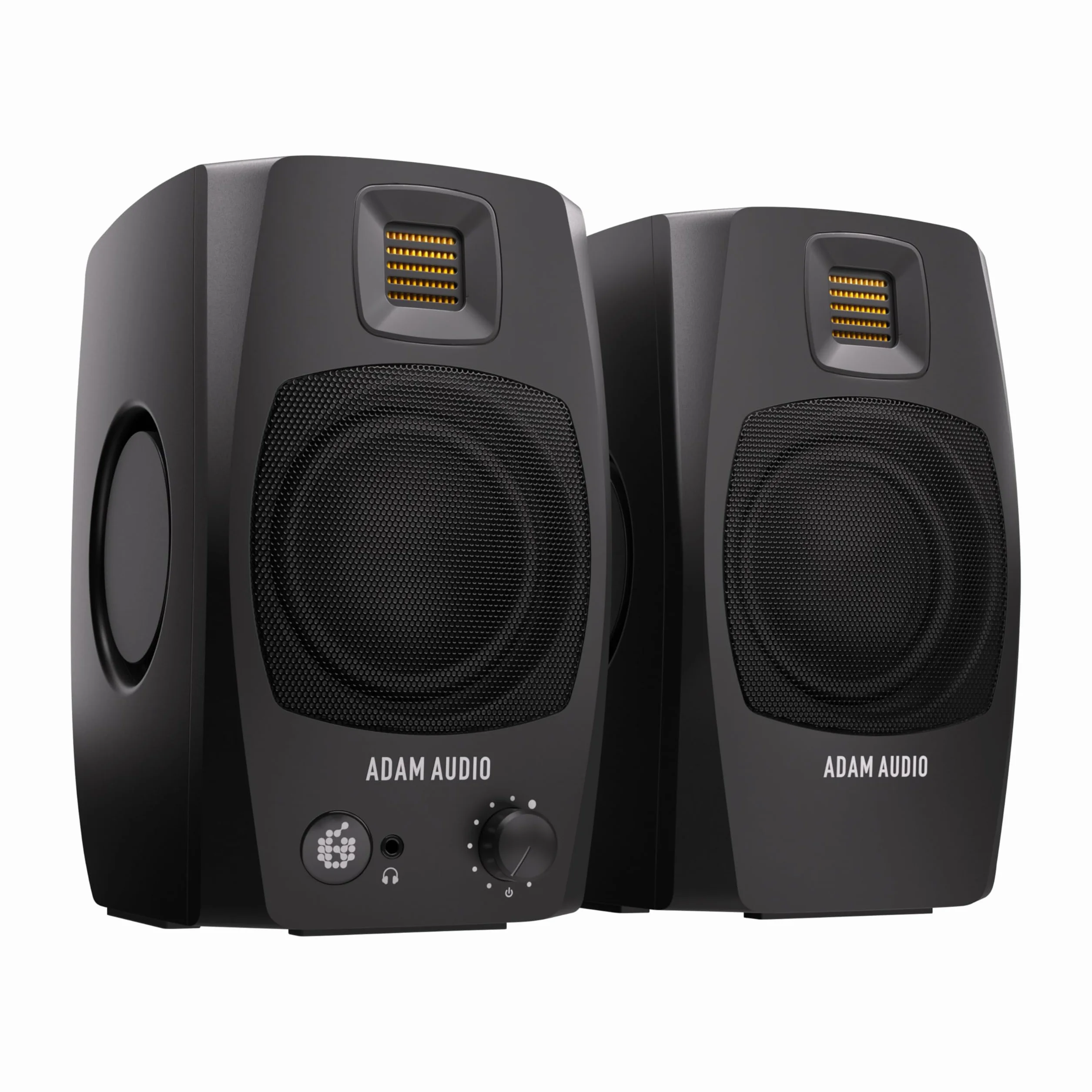 ADAM Audio Sistema de monitorización de sobremesa Activo D3V con conexión USB-C (par, Negro)
