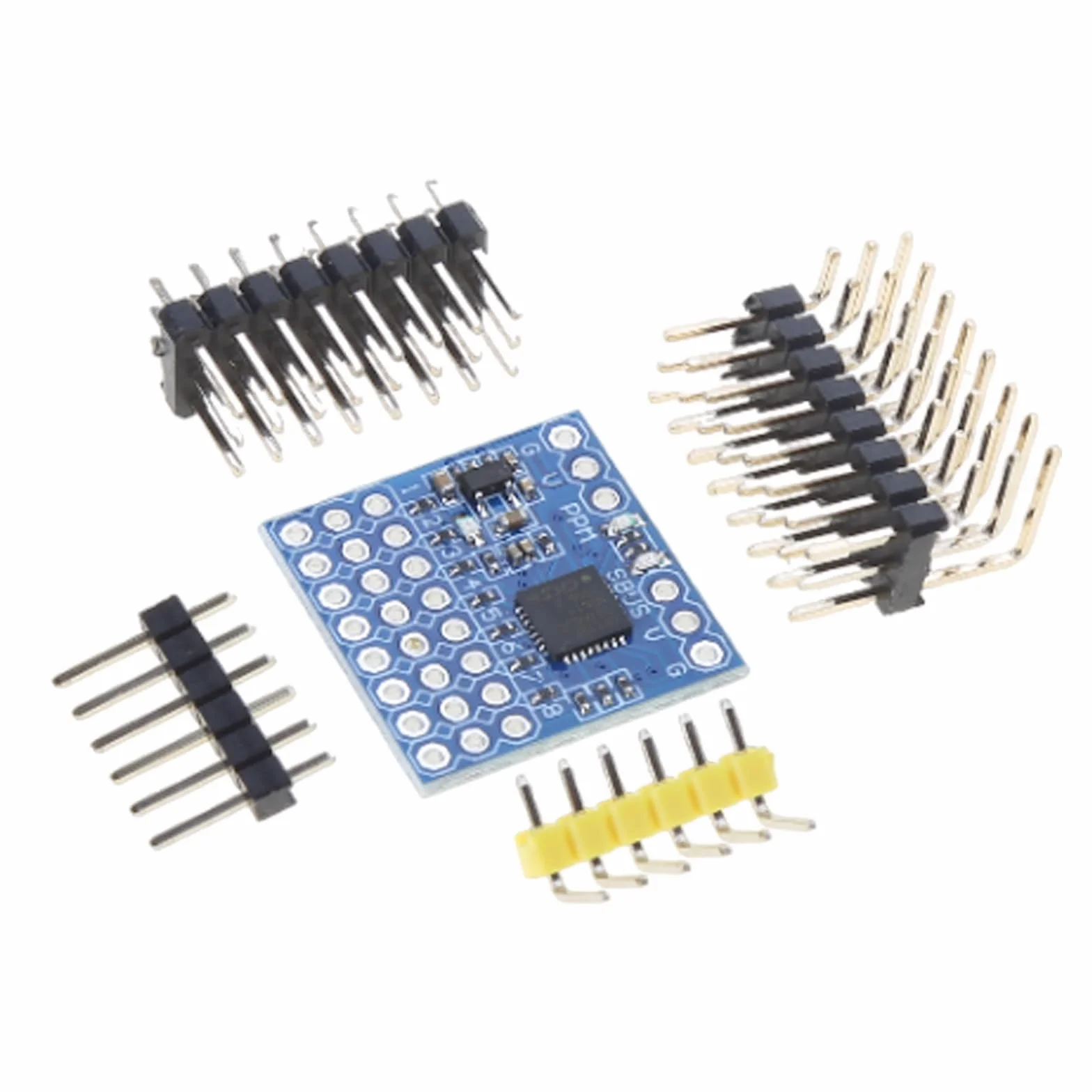 SBUS PPM PWM - Módulo de conversión mini adaptador receptor para descodificación serie SBUS/PPM para convertidores de drones