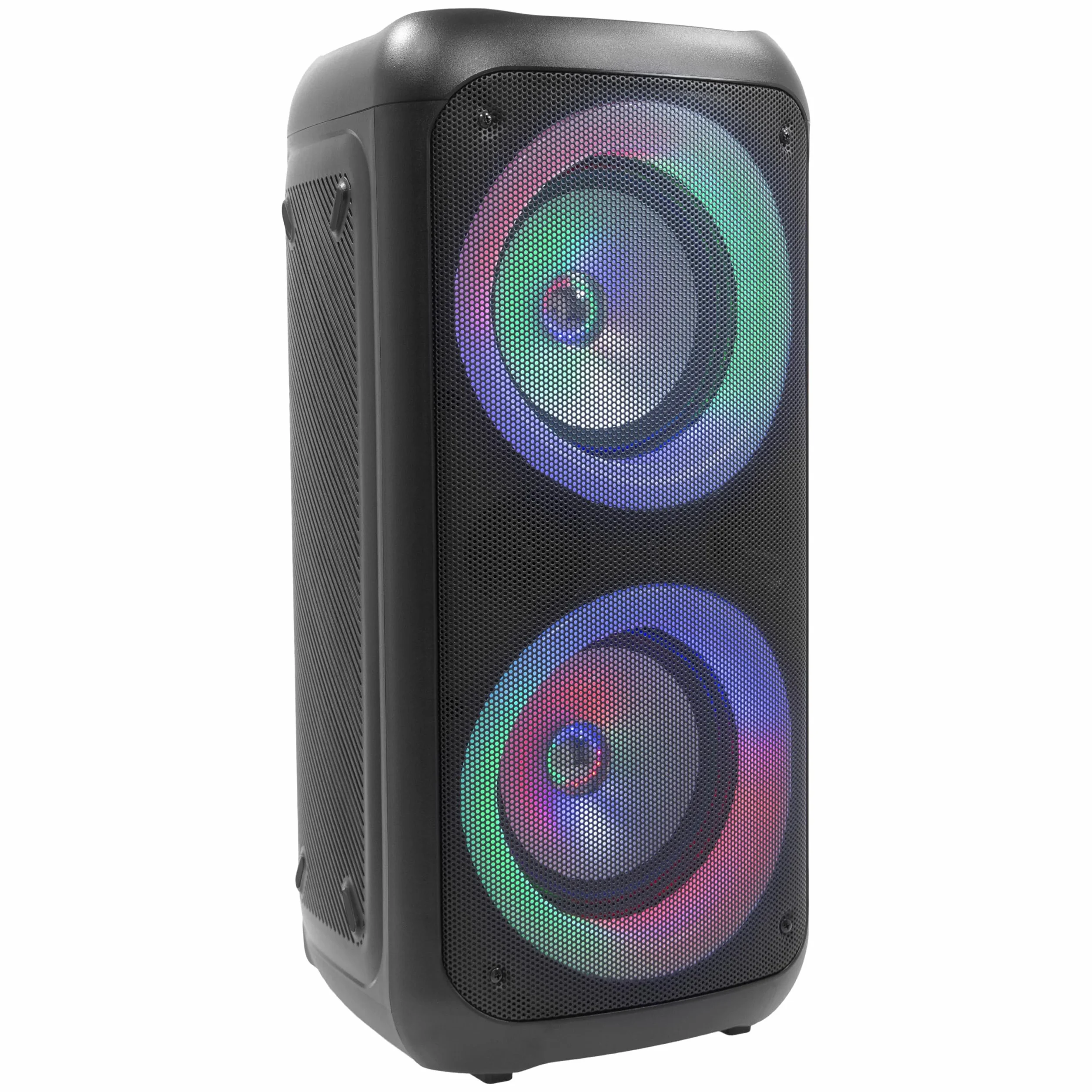 BoomToneDJ Altavoz con batería Traveler 400 (Mando a Distancia IR, 400W) Ideal para DJ móviles y Fiestas privadas, Bluetooth, luz integrada, USB/SD, asa de Transporte telescópica