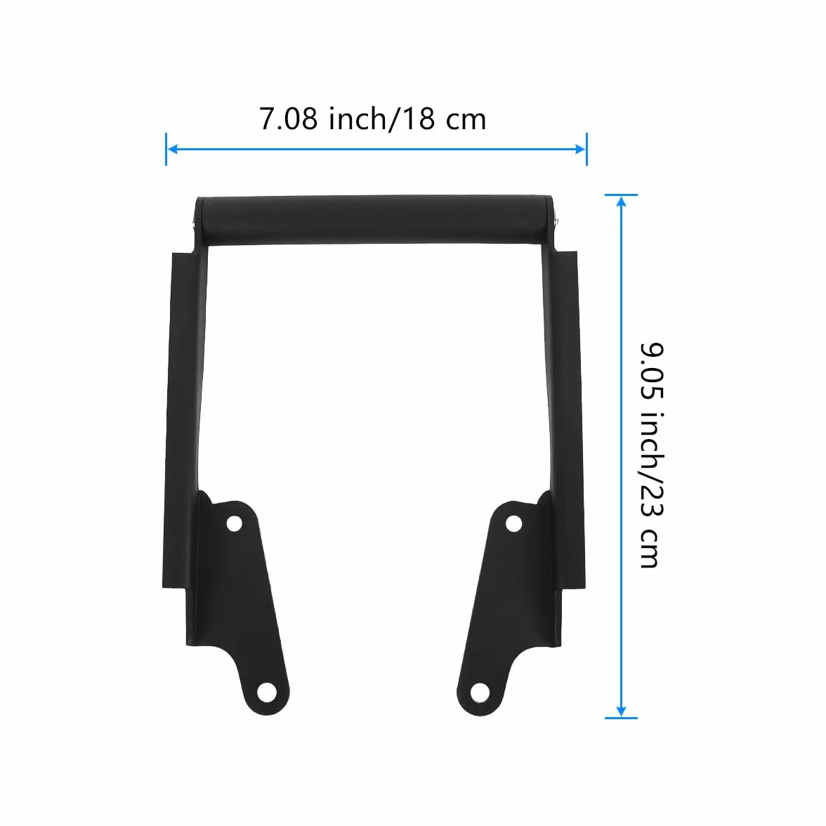 Alide Barra de soporte de navegación para motocicleta compatible con Yamaha MT-09 Tracer 900 2015-2017 GIVI FB4120 GPS