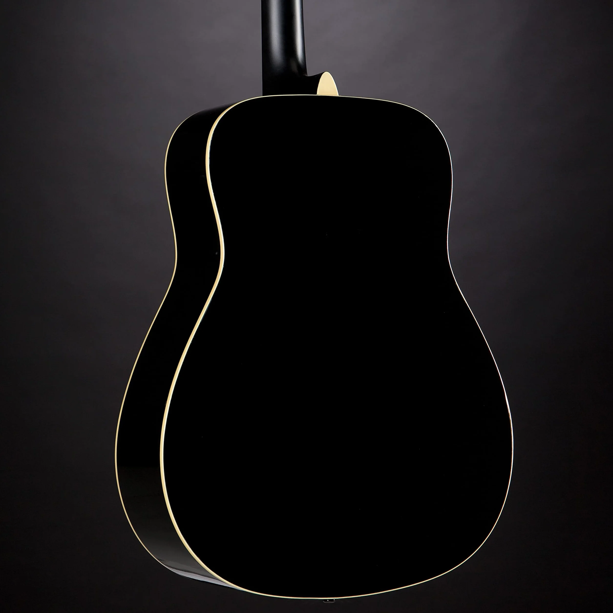 Yamaha F370 Guitarra Acústica Guitarra Folk 4/4 de madera, escala 634 mm, 25 pulgadas, 6 cuerdas metálicas, Color Negro