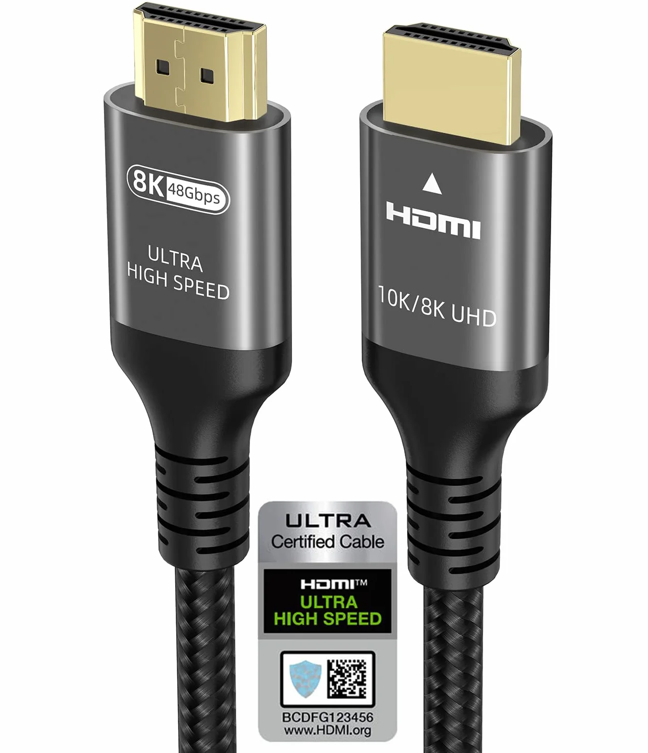 Ubluker Cable HDMI 48Gbps 1.5M Ultra Alta Velocidad 4K 240Hz 144Hz 8K60Hz HDR10+ eARC HDCP2.3