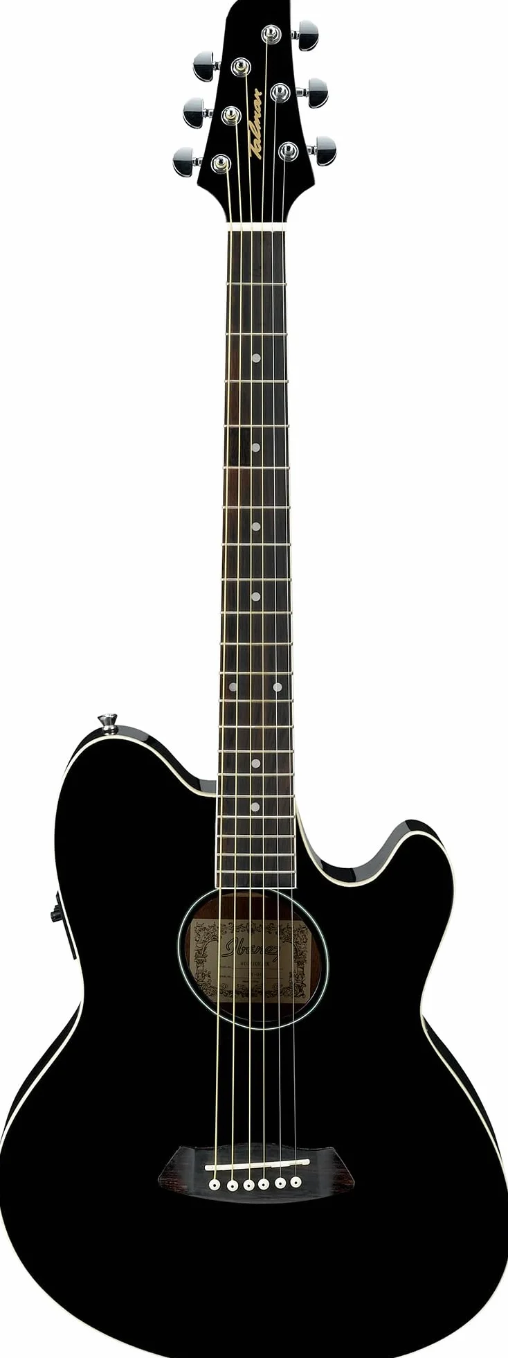 Ibanez Talman TCY10E black high gloss finish