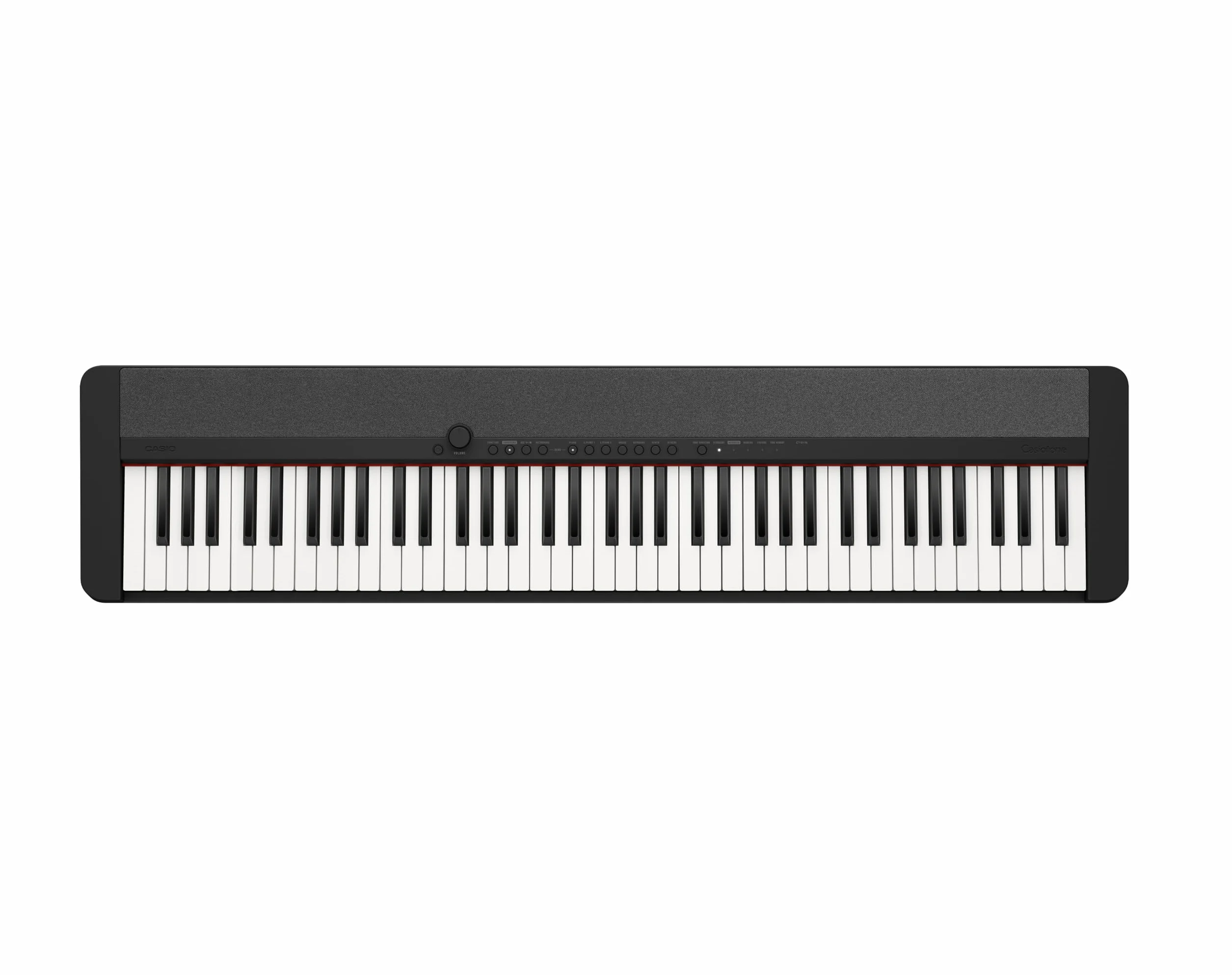 Casio CT-S1-76BK - Teclado de piano con 76 teclas sensibles a la velocidad y 61 tonos en negro