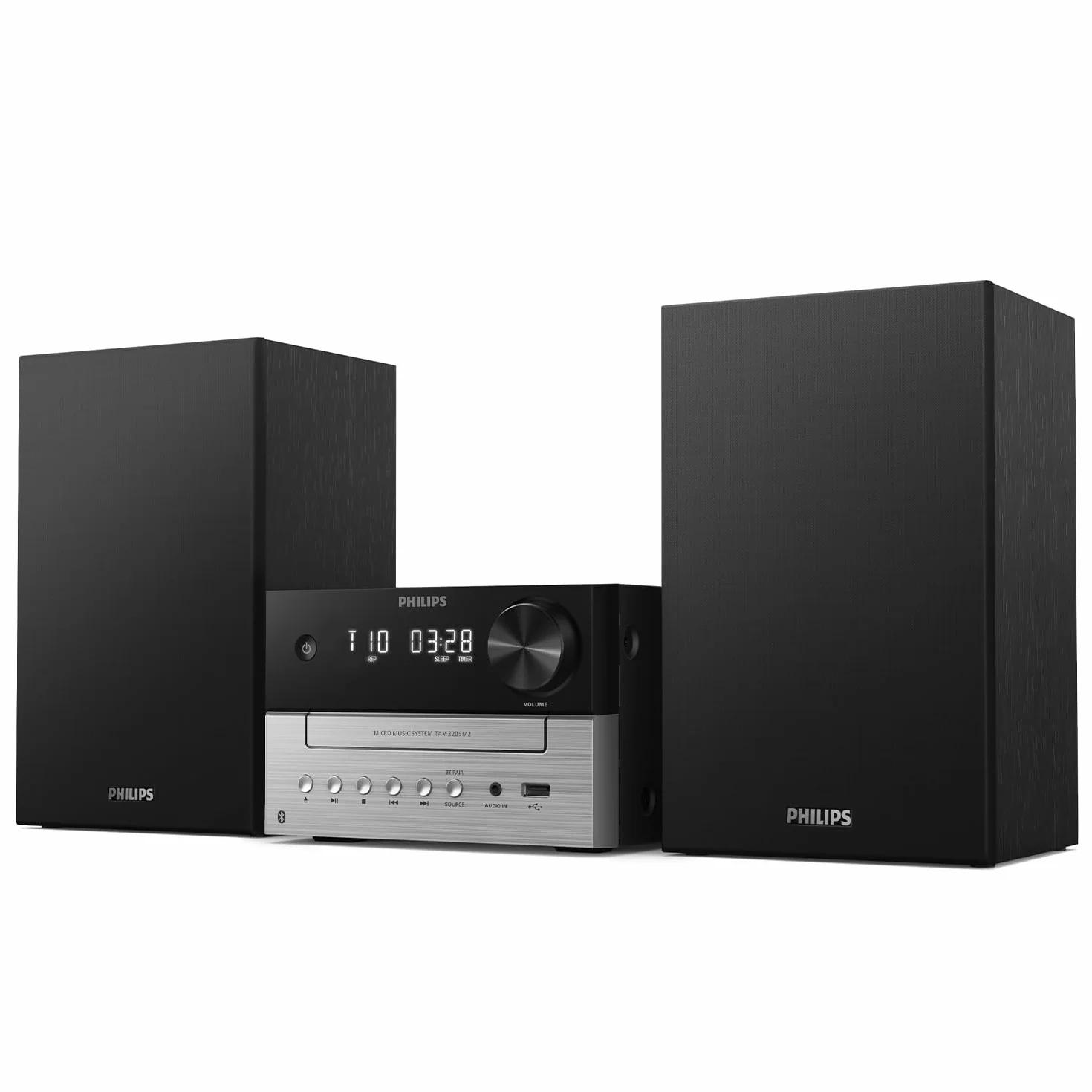 Philips TAM3505M2 Hi FI Micro System, Bluetooth, CD Player, USB, FM Radio and Auracast Dab, 85% Post-Consumer Recycled Materials