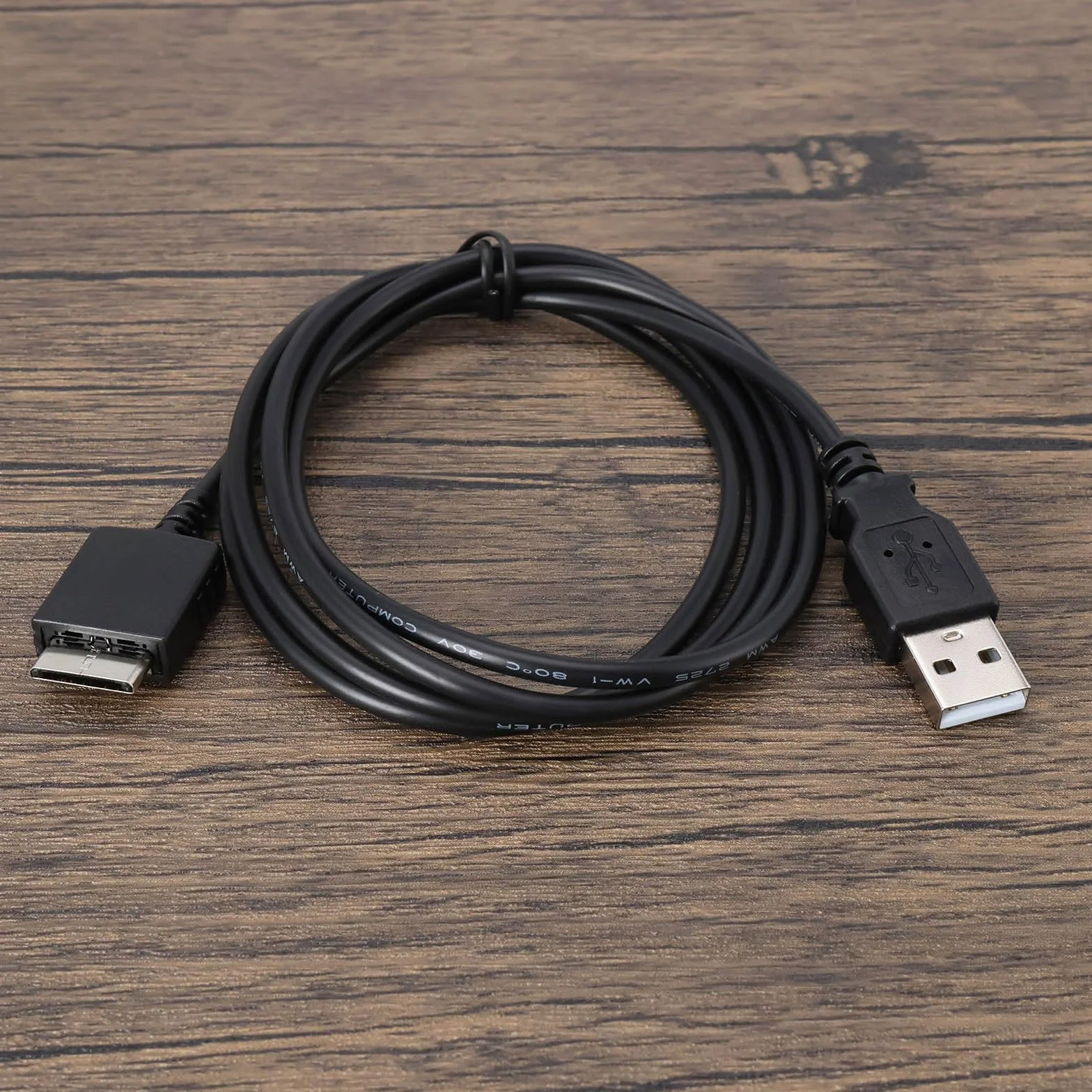 2 Piezas Reemplazan El Cable de Carga USB WMC-NW20MU Pieza de Repuesto Compatible con Sony Walkman NWZ-A816 NWZ-A818 NWZ-A828 NW-A916 NW-A918 NW-A919 NWZ-610F El Reproductor de MP3 1,2 M