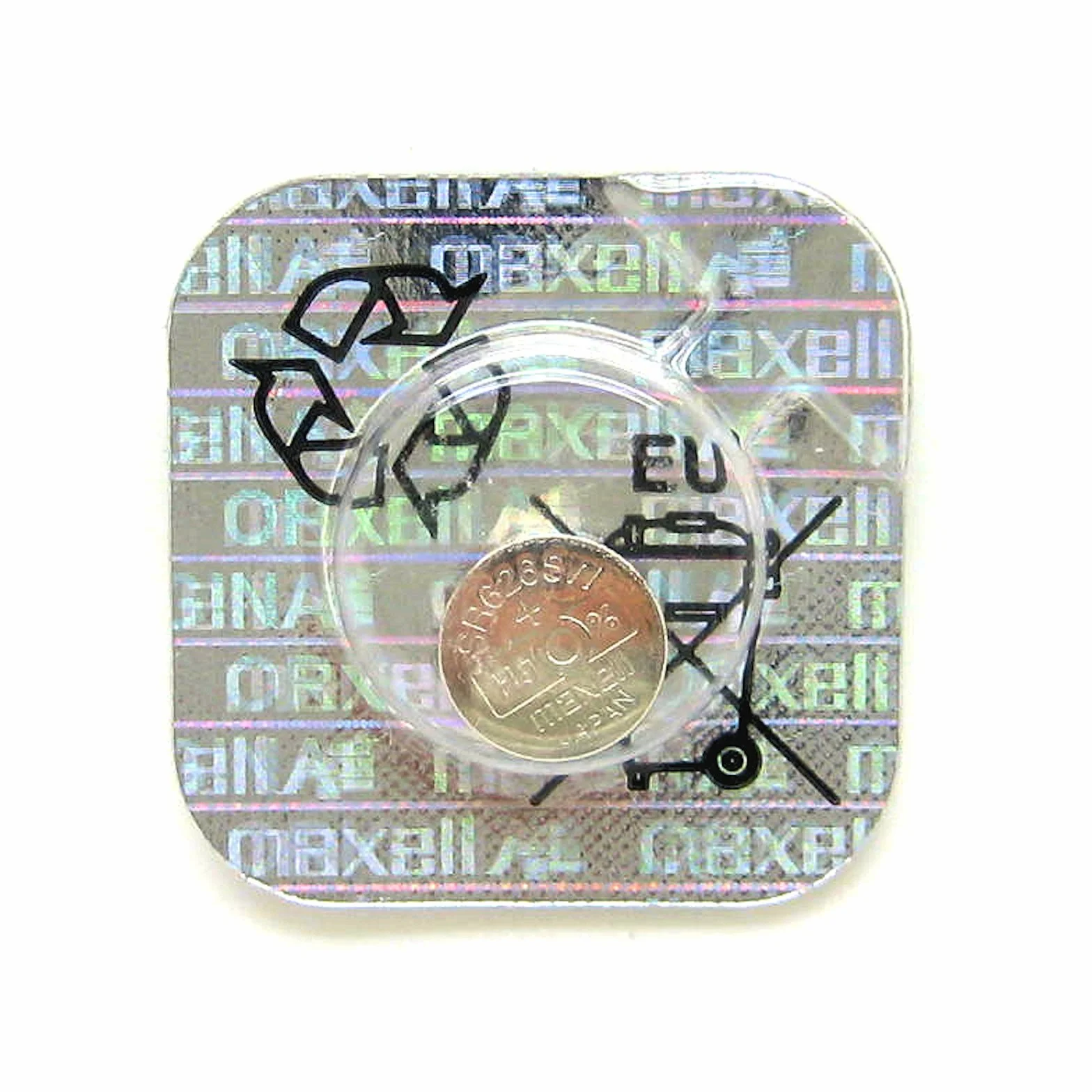 Maxell 377 Pila de óxido de Plata, 1,55 V, 5 Unidades por envase