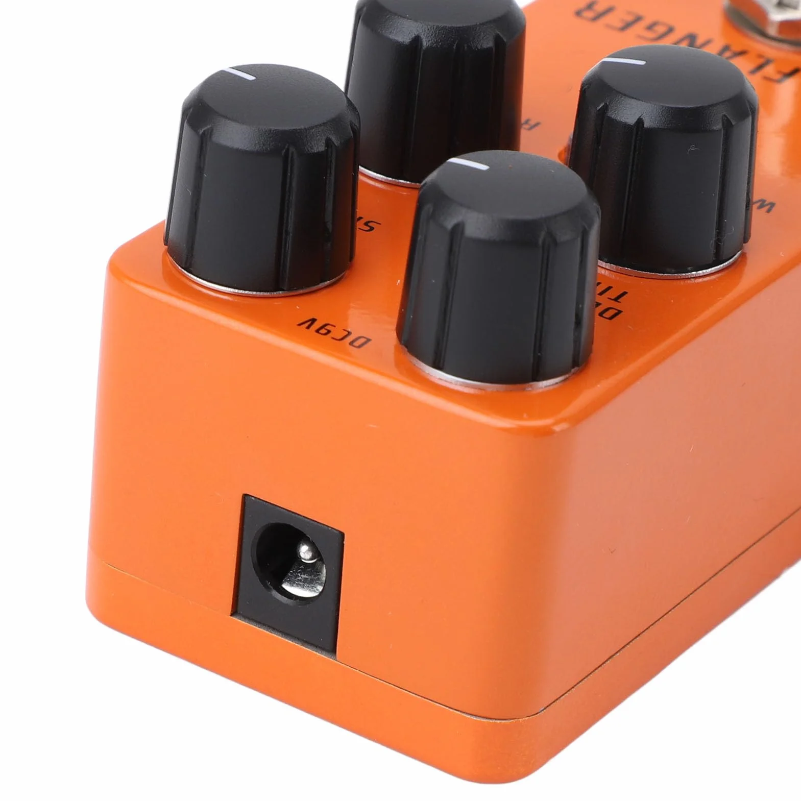 Pedal Flanger Analógico Portátil con True Bypass para bajo de Guitarra Eléctrica, Pedal de Efectos de Guitarra para bajo Eléctrico, Capa de Alimentación DC9V Incluida