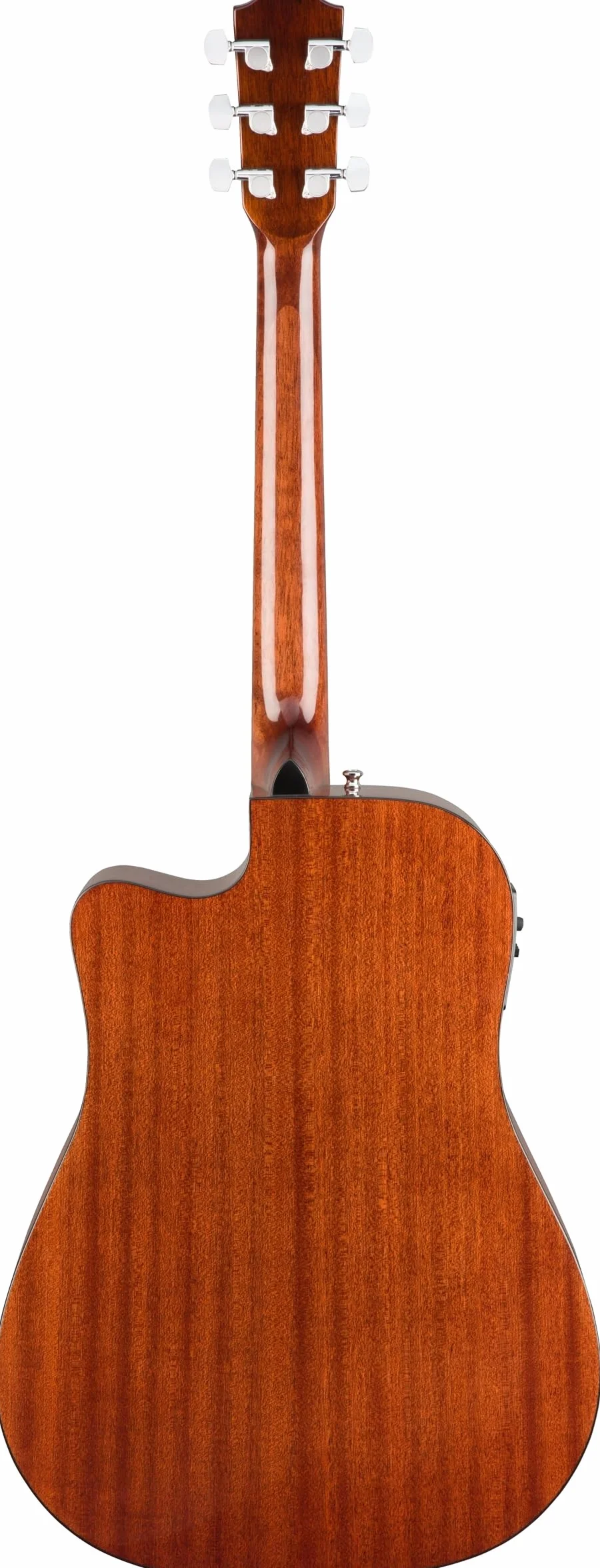 Fender CD-140SCE Dreadnought Guitarra Acústica Electrificada, Caoba Natural, con Estuche Rígido, Incluye cursos virtuales gratuitos en Fender Play