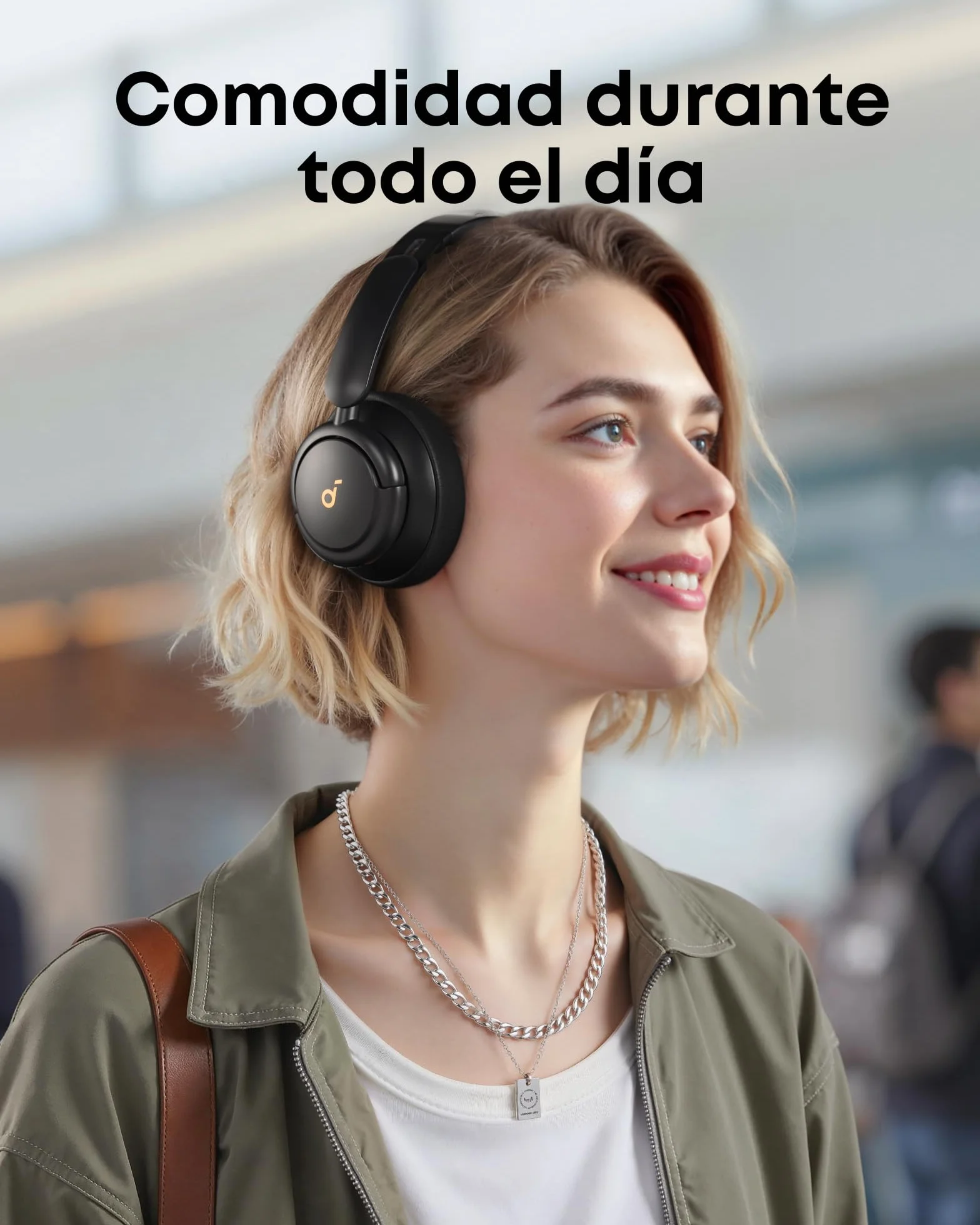Soundcore Anker Q30 Cascos Inalámbricos Bluetooth Cancelación de Ruido Activa Híbrida Sonido Hi-Res 50H Reproducción