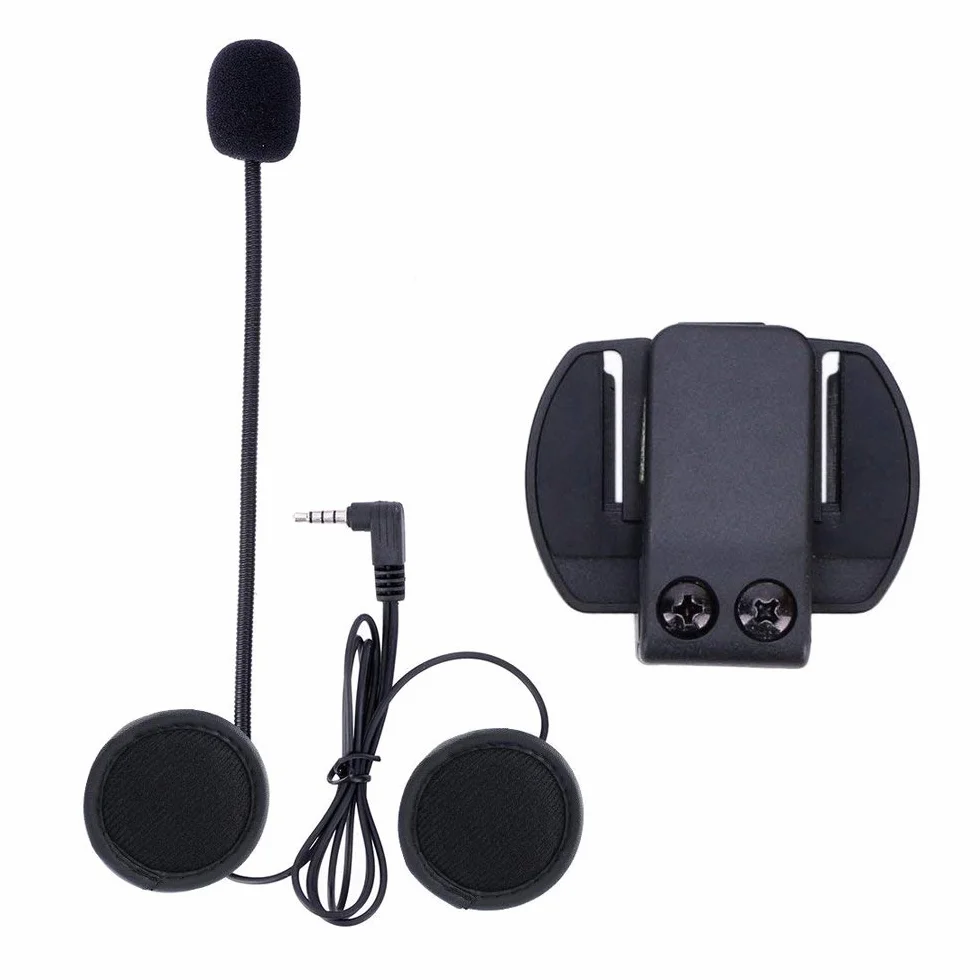 EJEAS Micrófono y Clip para Casco de Motocicleta para V4/V6 Motocycle Bluetooth