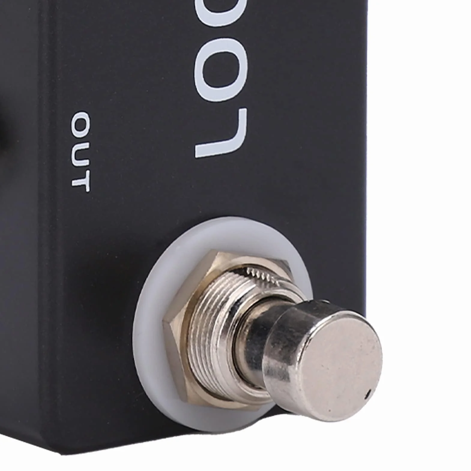 Pedal de Guitarra True Bypass Loop Switcher Pedal de Efectos con Indicador LED para Ajustar para Instrumentos Musicales