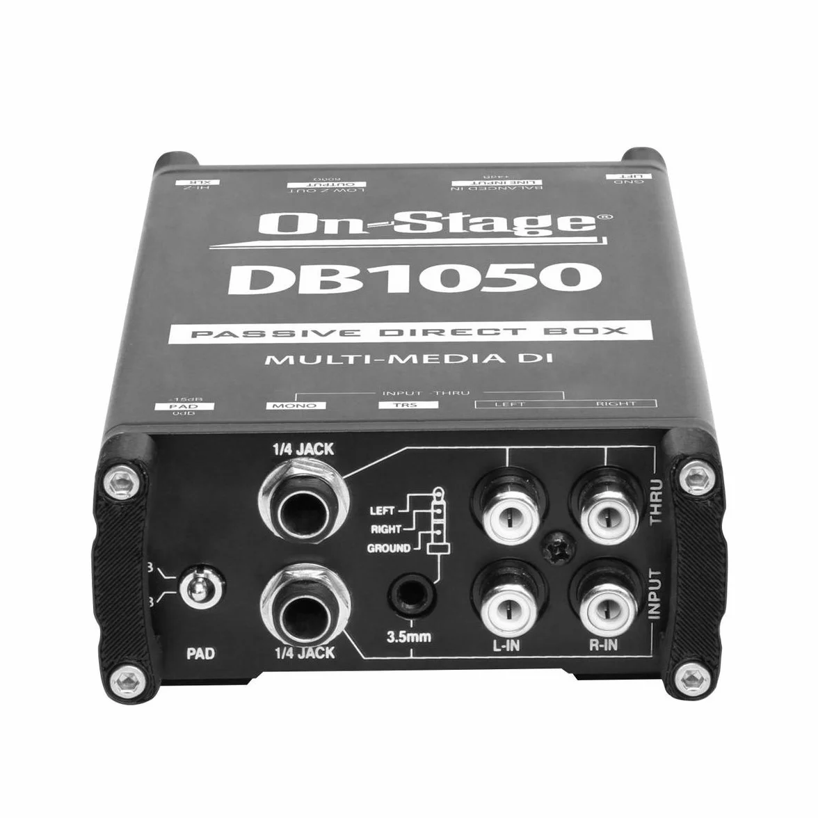 On-Stage DB1050 Caja de DI pasiva multi-media
