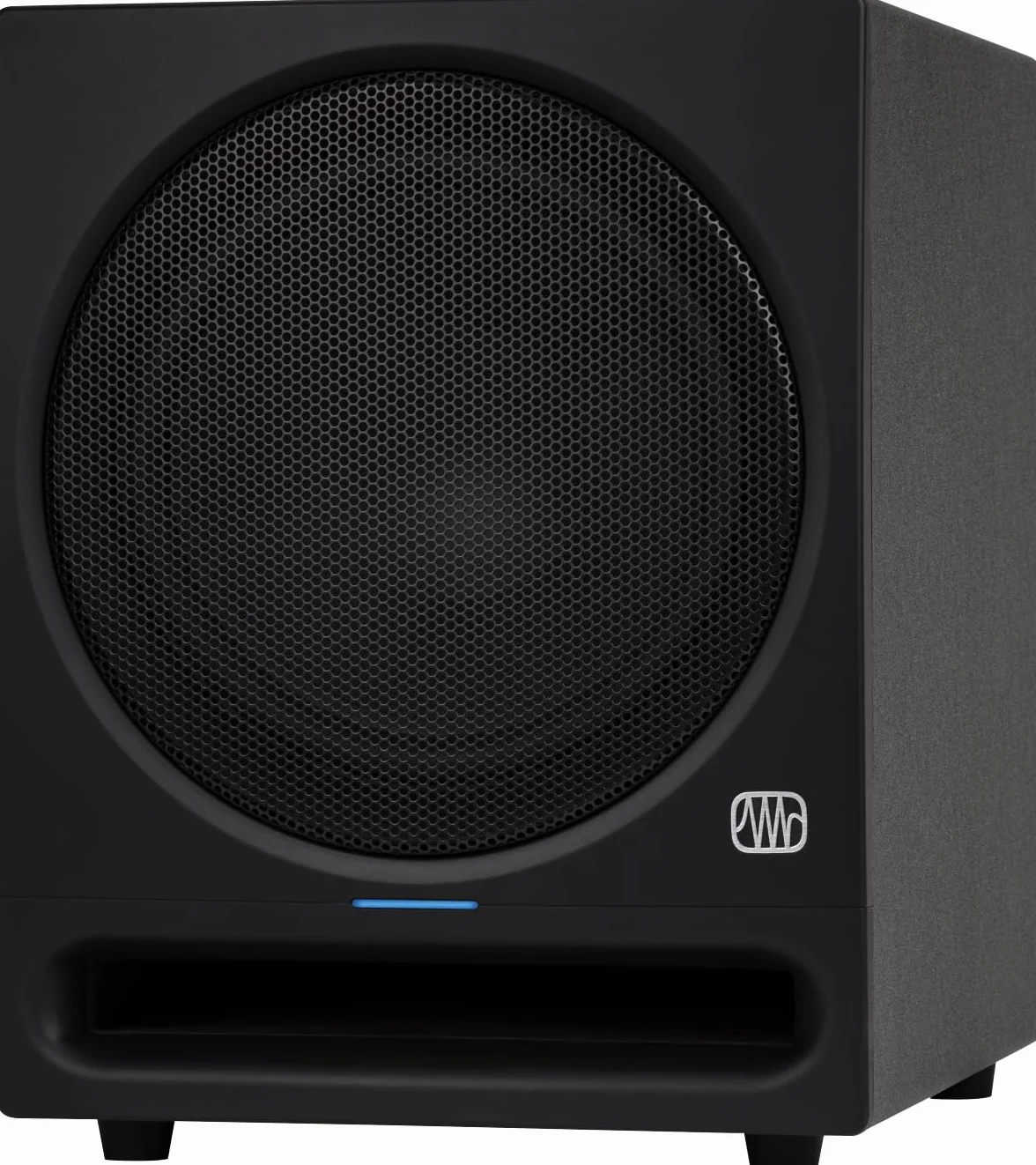 PreSonus Eris Pro Sub 10 — Subwoofer de estudio activo de 10 pulgadas con proyección frontal, incluye pedal