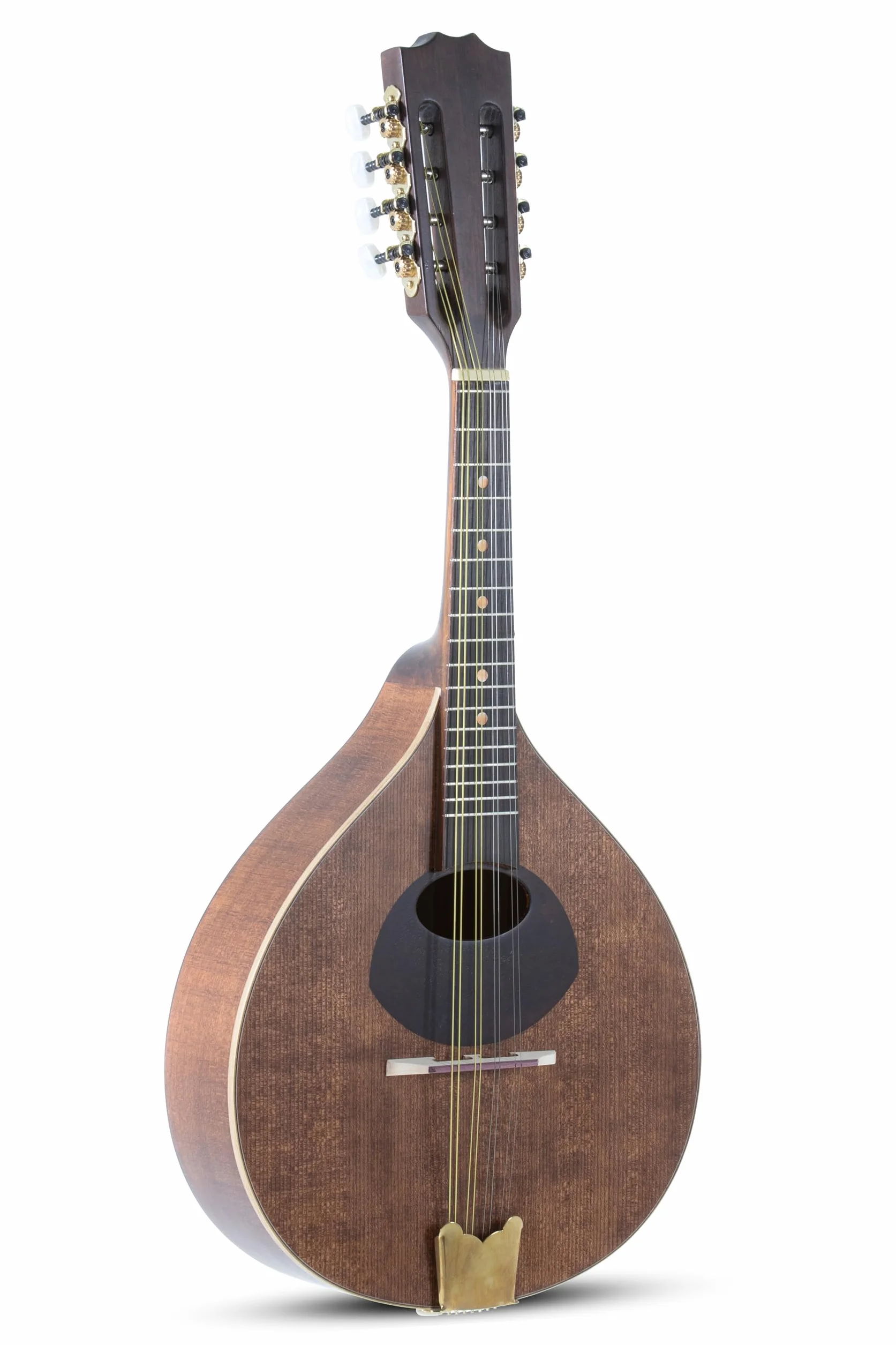 GEWA Mandolina Pro Arte Antique - Mandolina plana - Forma portuguesa - Tapa de abeto macizo - Fondo/aros de arce macizo - Acabado mate antiguo - Fabricado en Europa