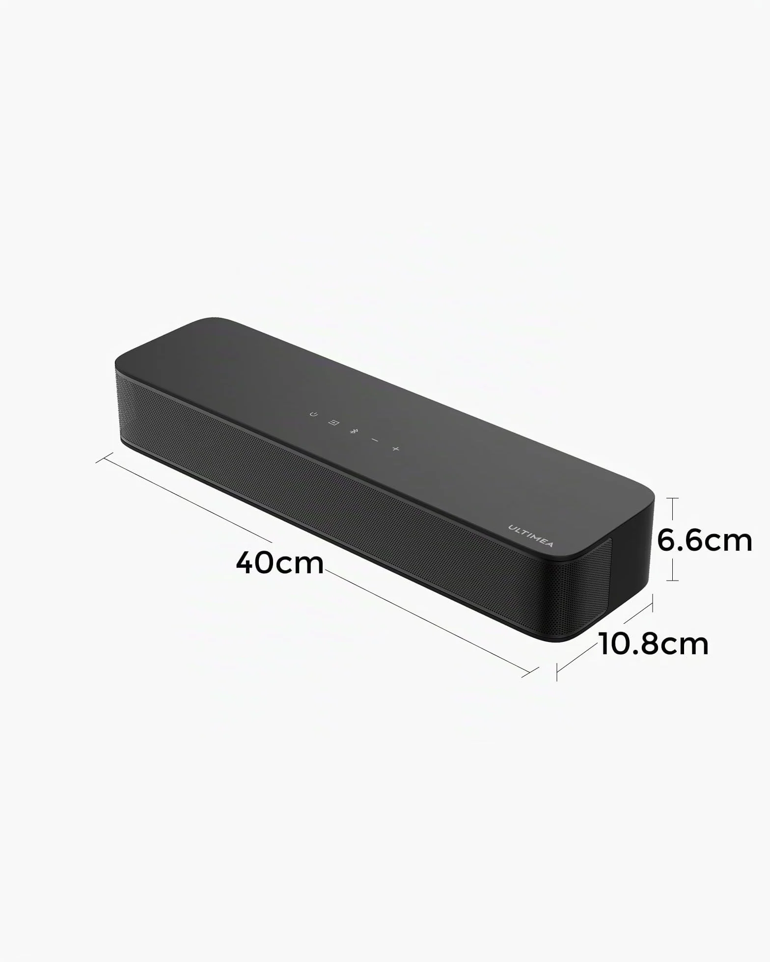 ULTIMEA Poseidon M20 Pro Soundbar 2.1ch, 132W, Bluetooth 5.4, Subwoofer Integrado