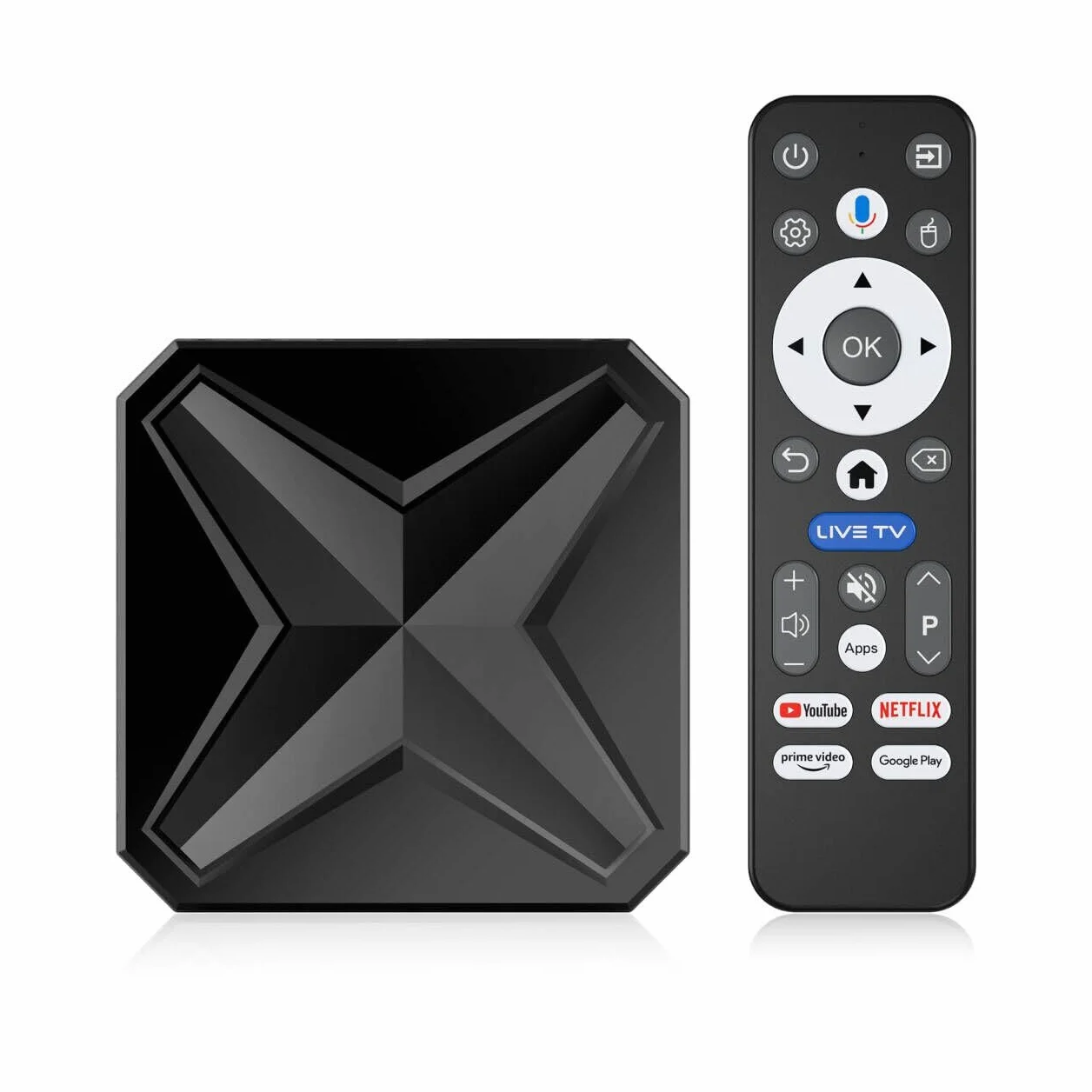 Android 14 TV Box 8K Ultra HD 2GB RAM 16GB ROM RK3518 Quad Core A53 Mali 450 MP2 WiFi 6 BT 5.4
