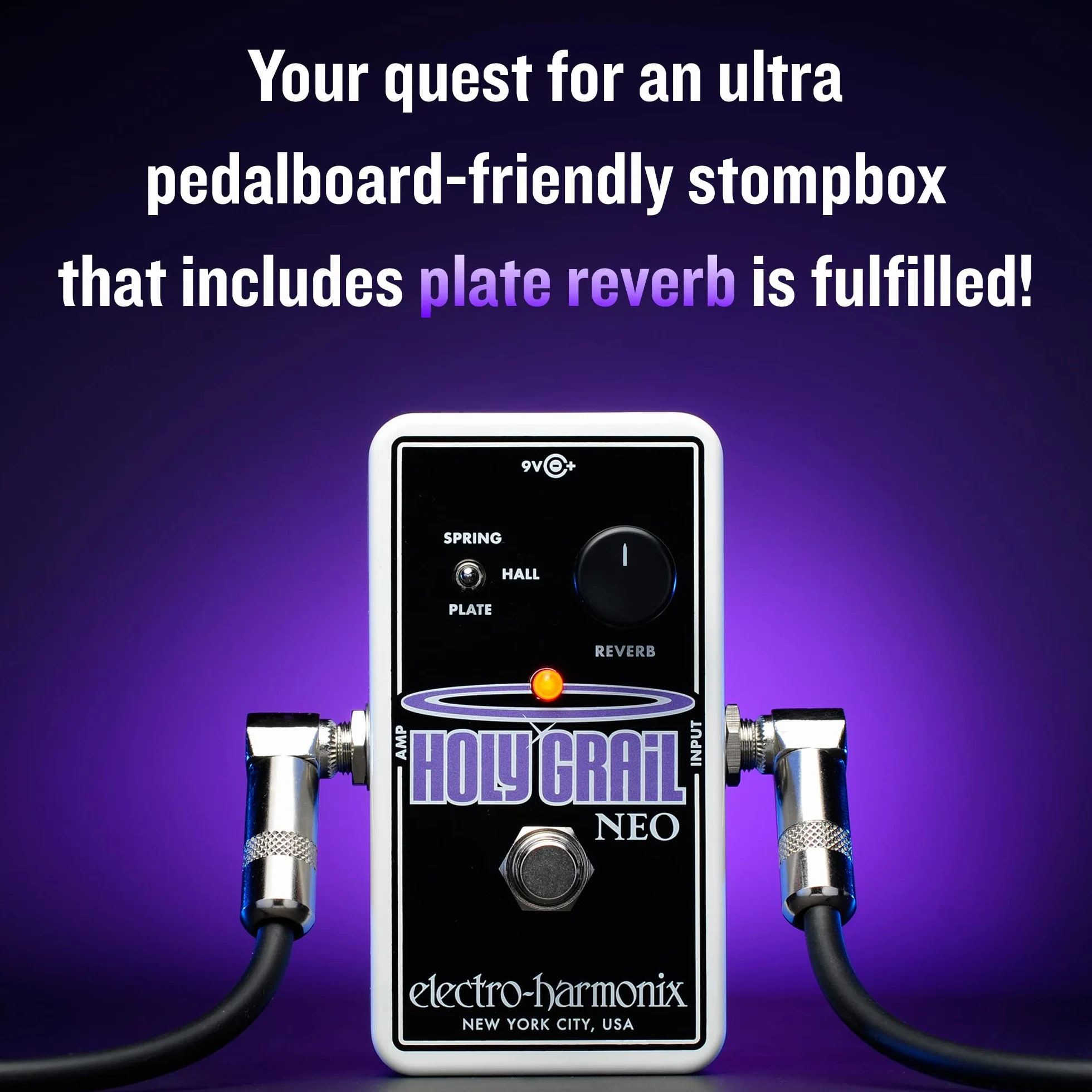 Electro-Harmonix 665226 efecto de guitarra eléctrica con sintetizador Filtro Holy Grail Neo