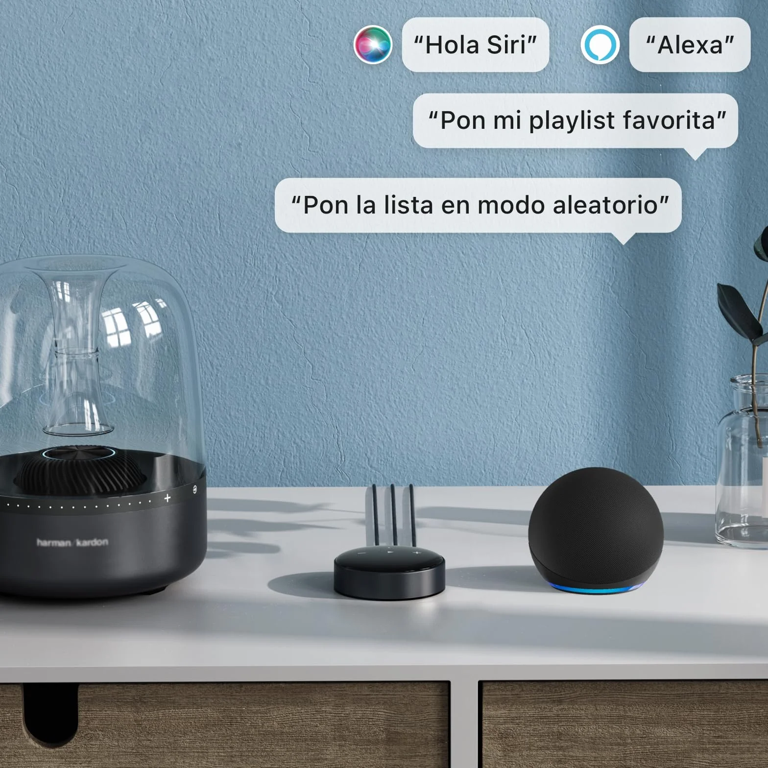 WiiM Mini – Reproductor de Audio AirPlay 2 inalámbrico, estéreo multiroom, preamplificador, Compatible con Alexa y Siri, transmite hi-Res Desde Amazon Music, Tidal y más