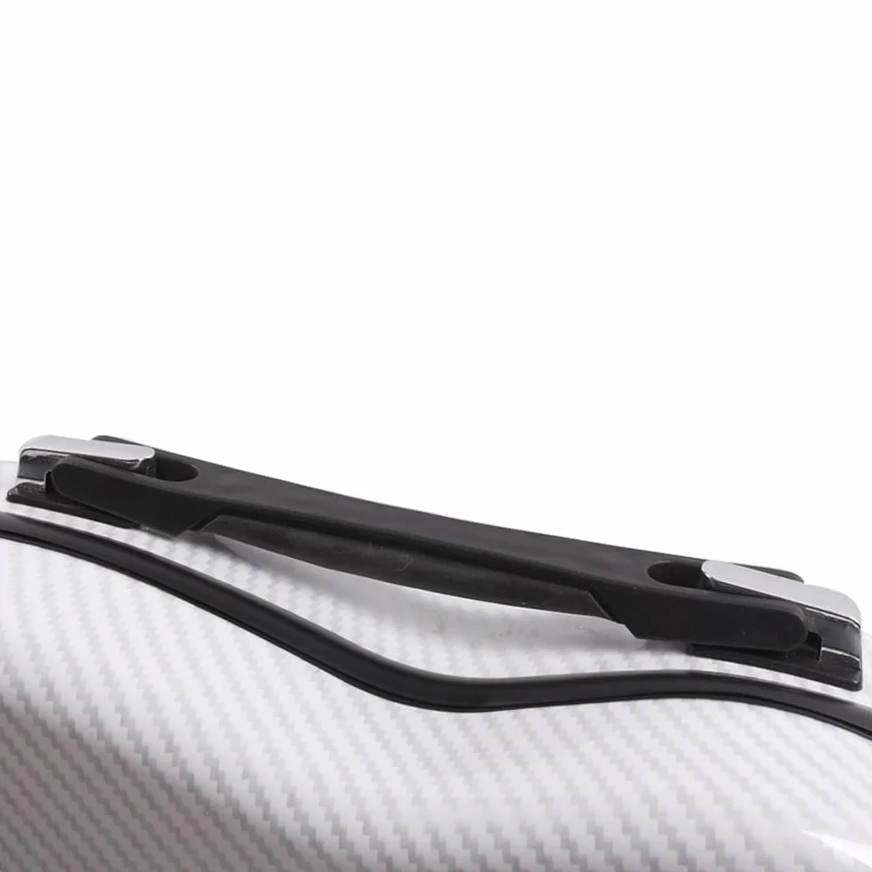 yinfente Funda para violín de fibra de carbono 4/4 tamaño completo con asa trasera ligera