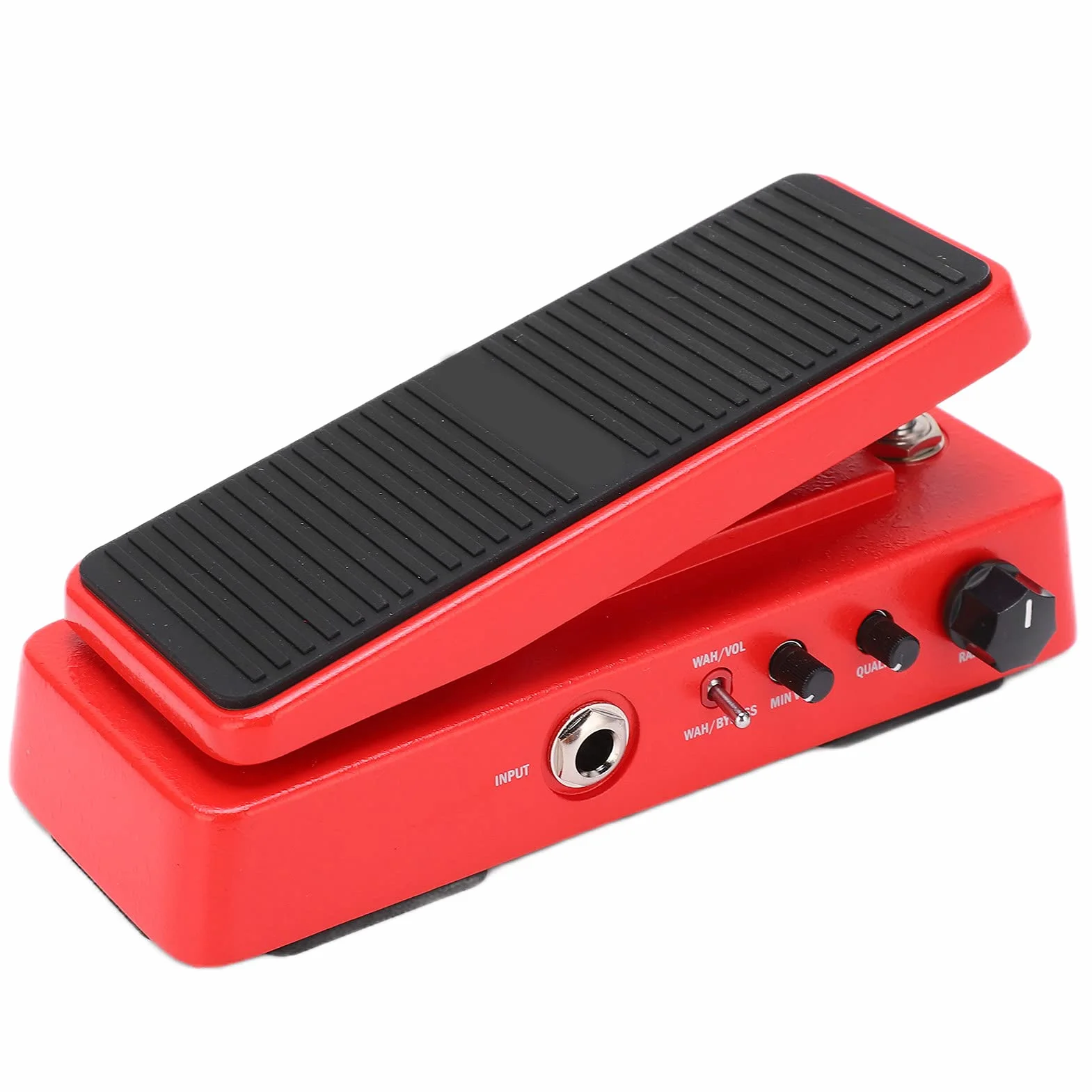 Dilwe Pedal de Efecto WAH Multimodo de Metal de 9 V 18 MA con Valor de Calidad de Sonido WAH Perilla Ajustable Pedal de Efecto de Guitarra Control de Perilla Pedal WAH, Pedal de