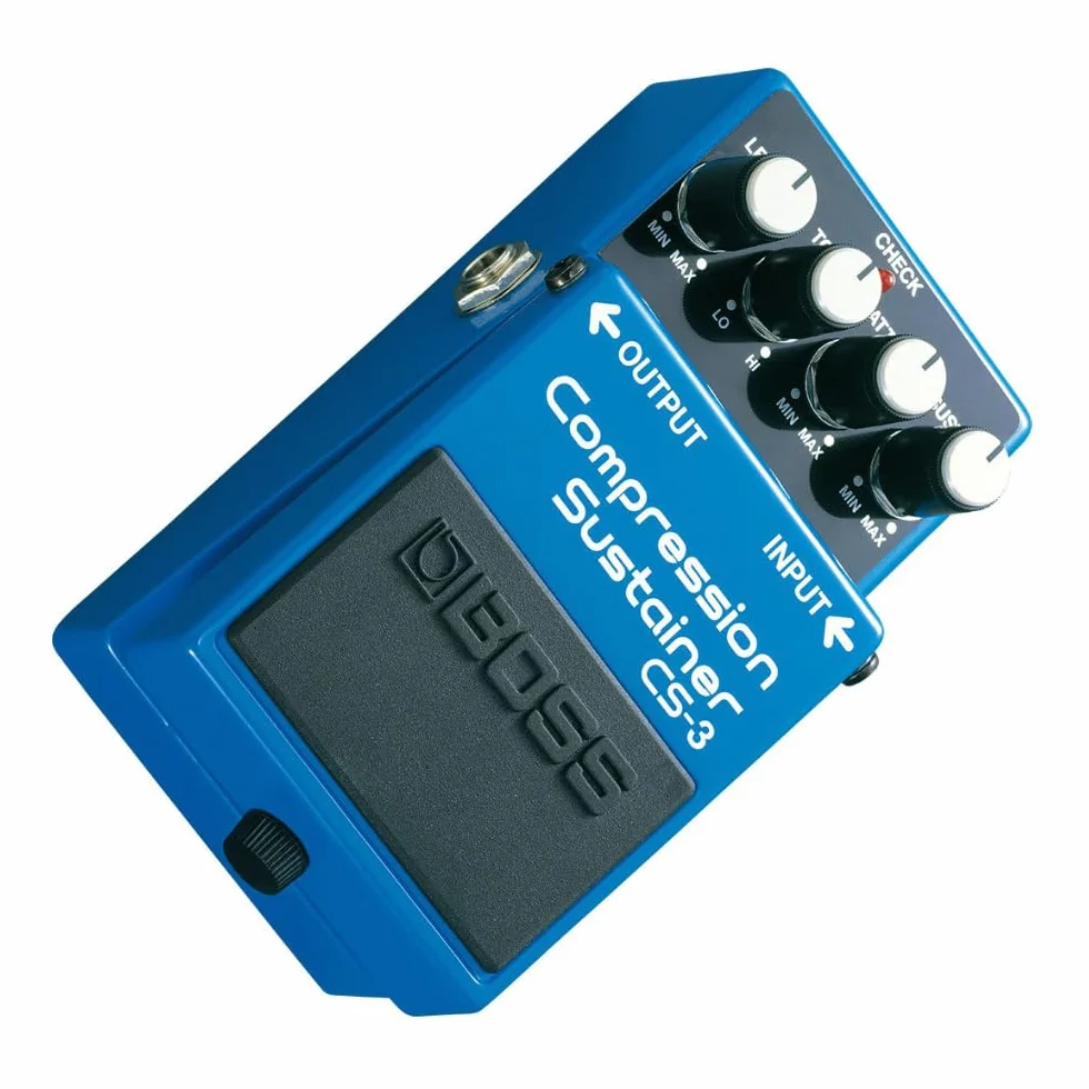 BOSS CS-3 Compressor/Sustain-pedaal, Compacte compression/sustainer-pedaal met hoogwaardige circuits