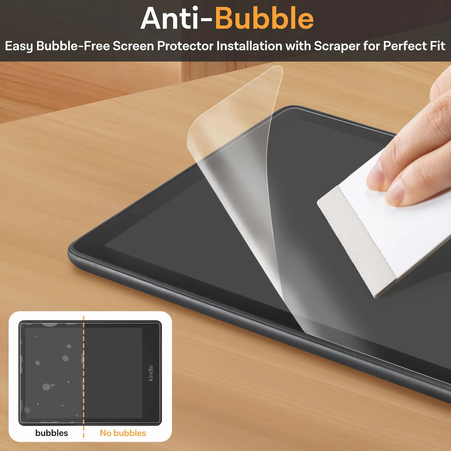 CoBak Protectores de Pantalla Antirreflejos Mate para Kindle Paperwhite 6.8 Pulgadas, Kobo Aura H2O Edition 2 - PET