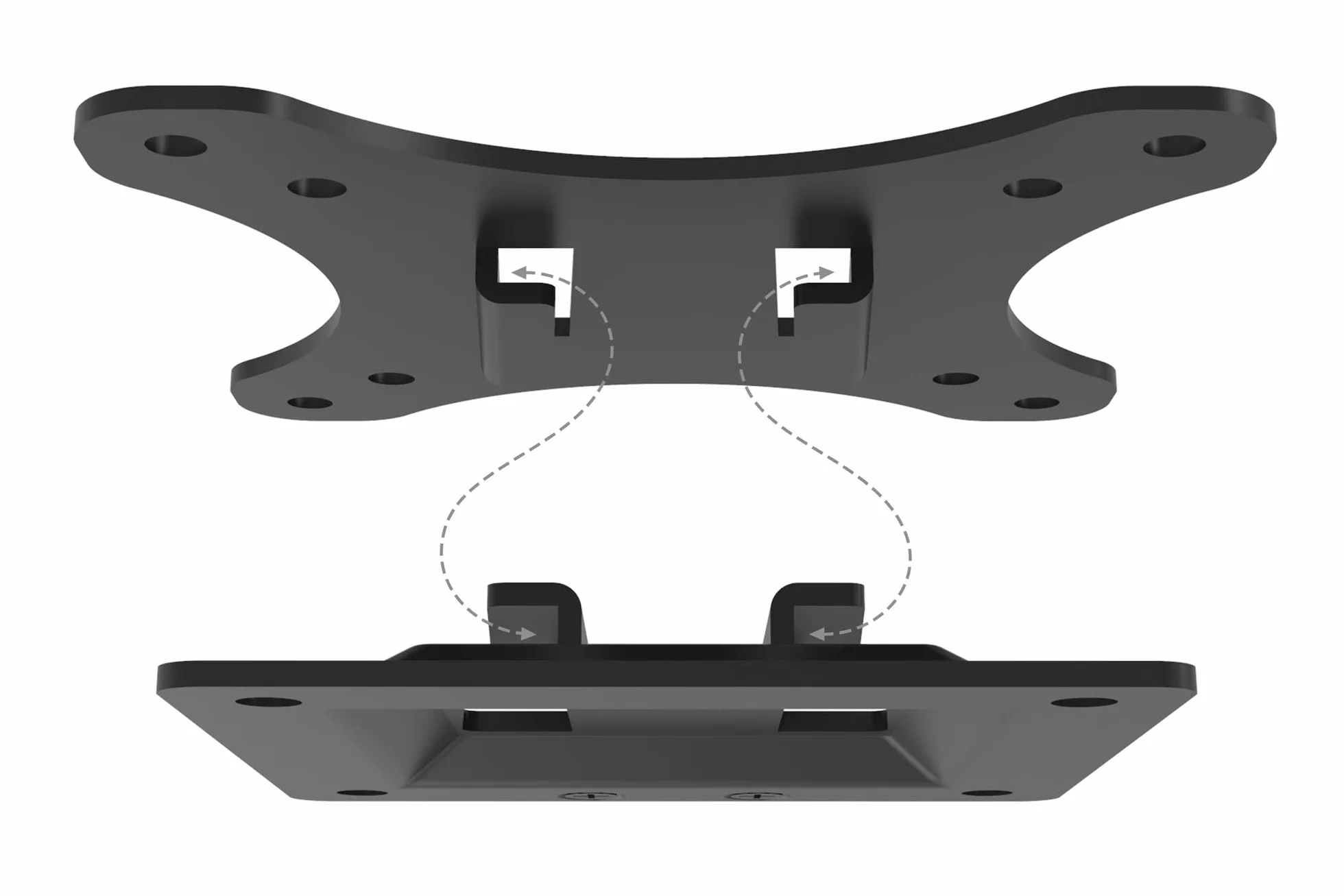 DIGITUS soporte de pared para monitor LCD/LED 32" 81cm 18kg VESA 75x75 100x100