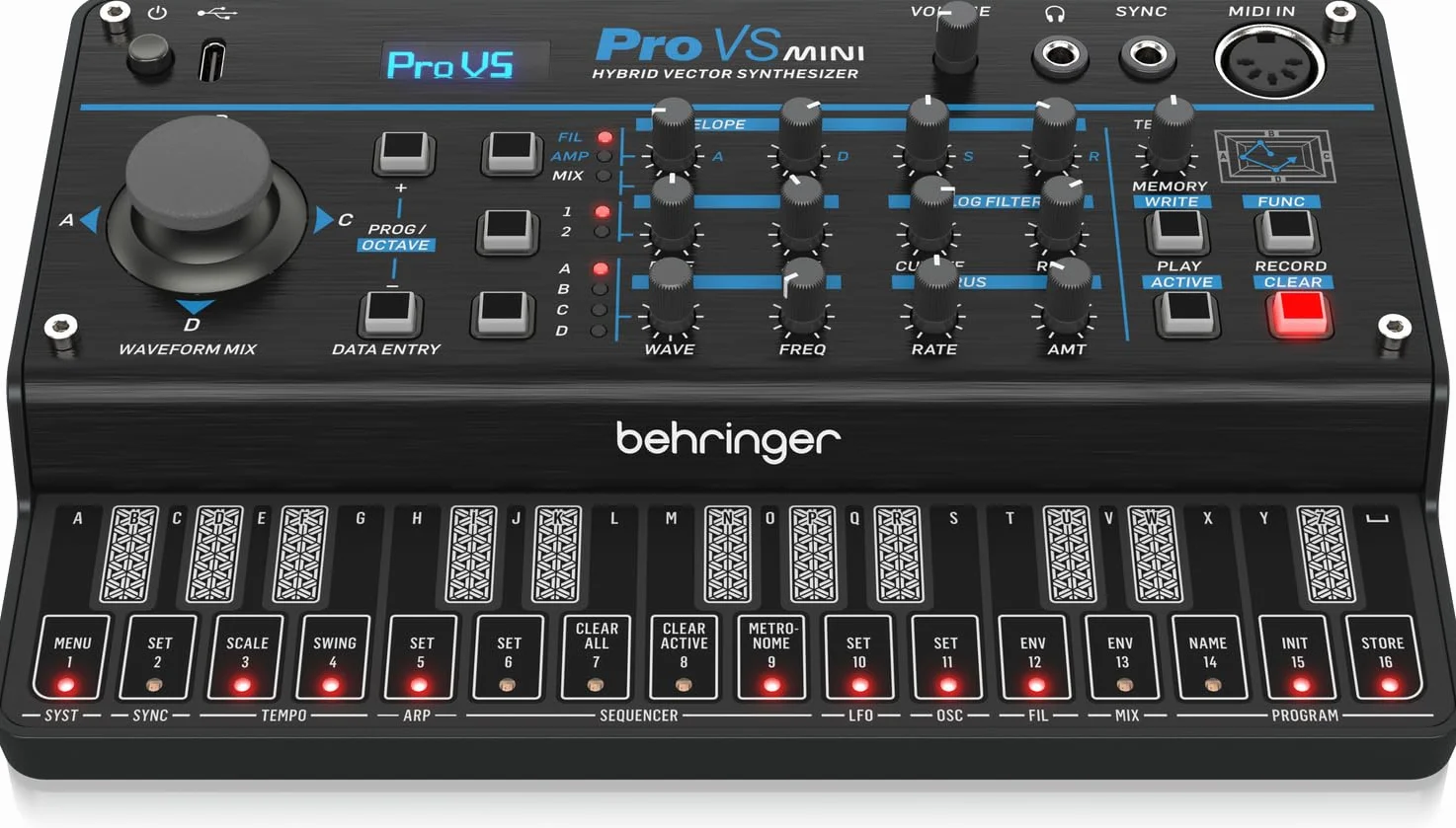 Behringer Pro VS Mini Sintetizador Vector Híbrido