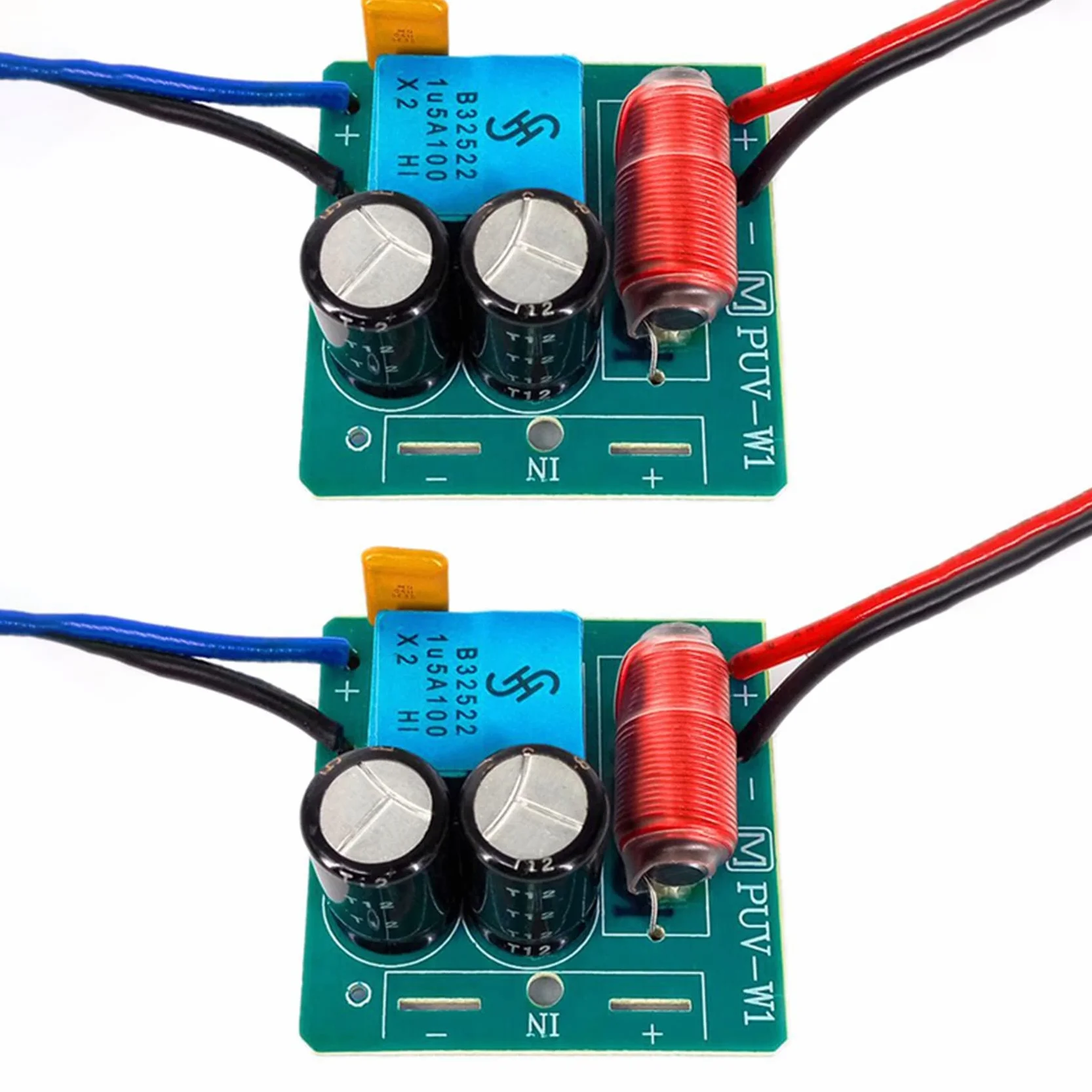 Altavoces de 2 vías 60 W divisor de frecuencia 2 unidades accesorio cruzado