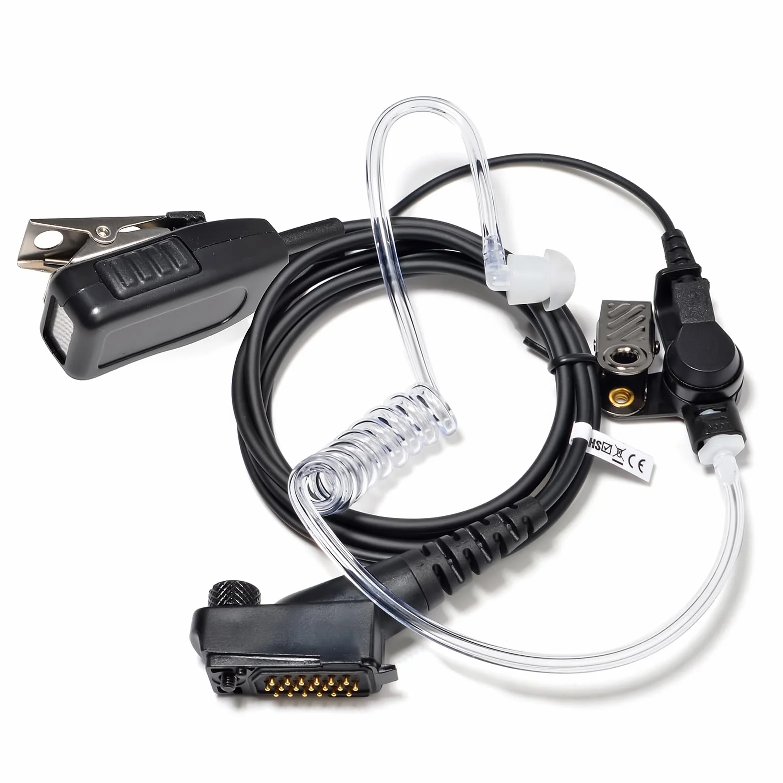 HYS TPH900 Pinganillo Profesional Micro-Auricular para Jupiter TPH-900 Walkie Talkie Airbus TPH-900 TETRAPOL (A0-TPH900)