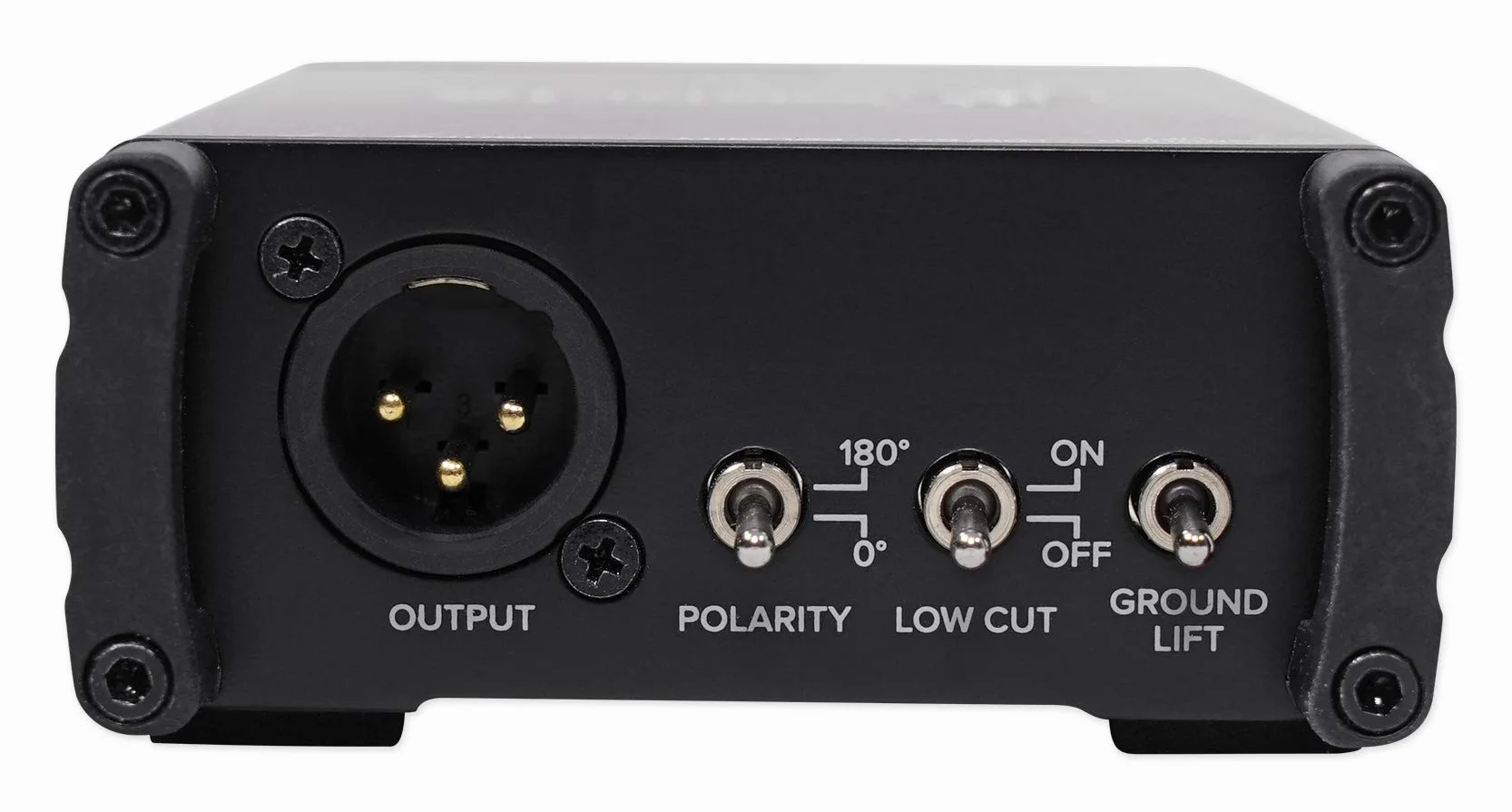 MACKIE MDB-1A caja de inyección directa (DI) activa con corte de graves, polaridad, Ground Lift, atenuador de -20 dB y Merge